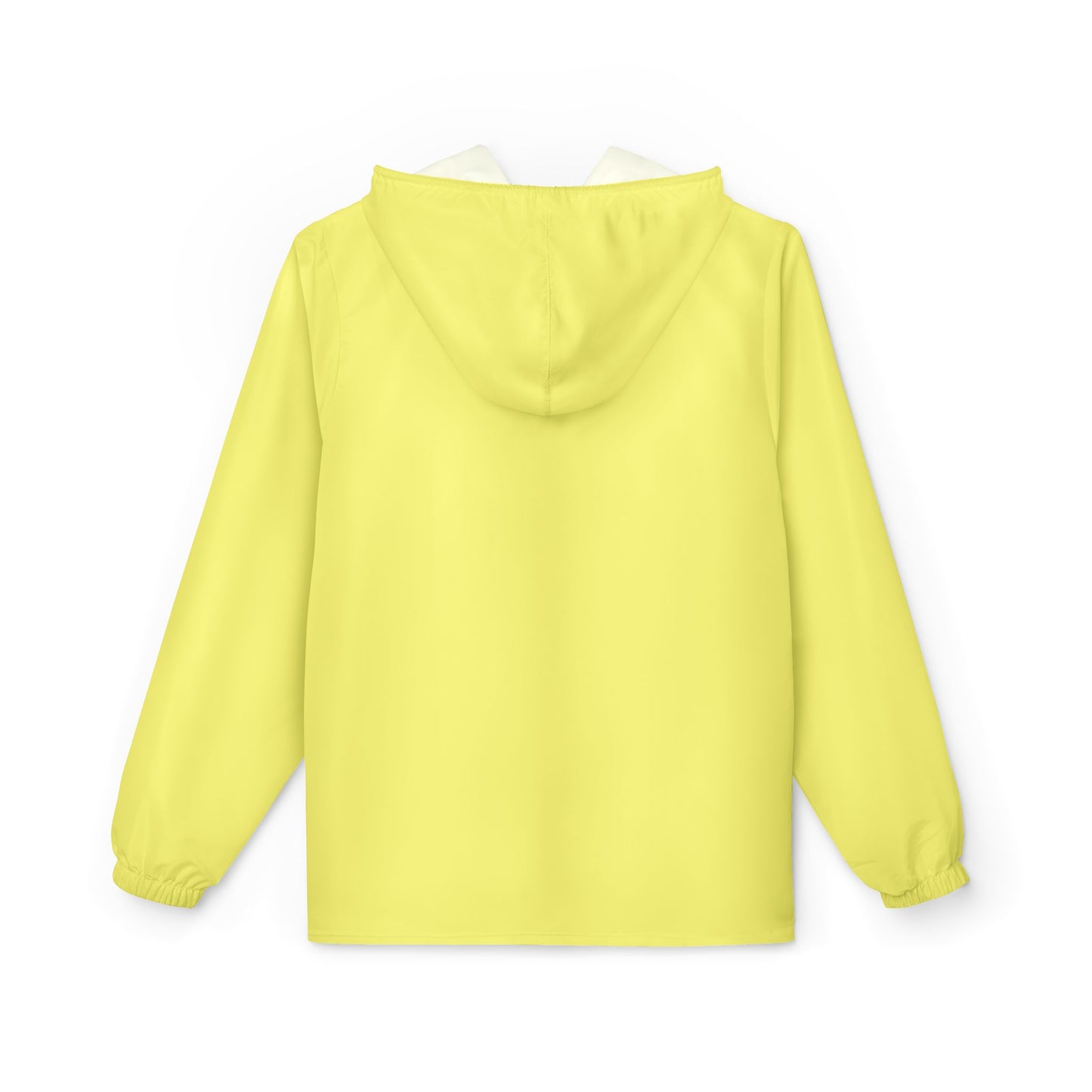 "Color Wheel" g&g Unisex Windbreaker Jacket in Mellow Yellow