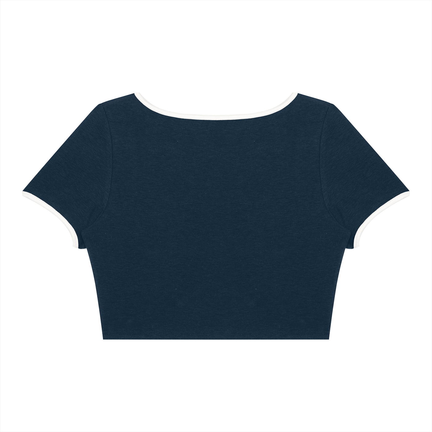 Women's Color Block Crop T-Shirt