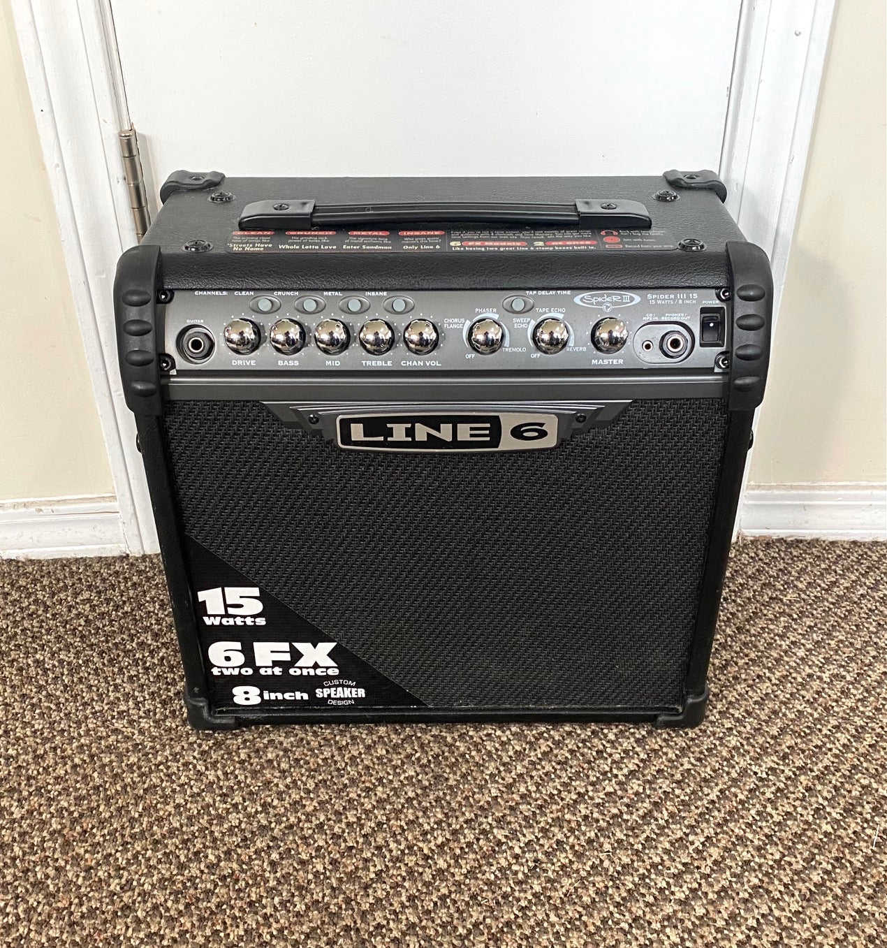 Line 6 Spider III 15 Electric Guitar Amplifier in Excellent Condition