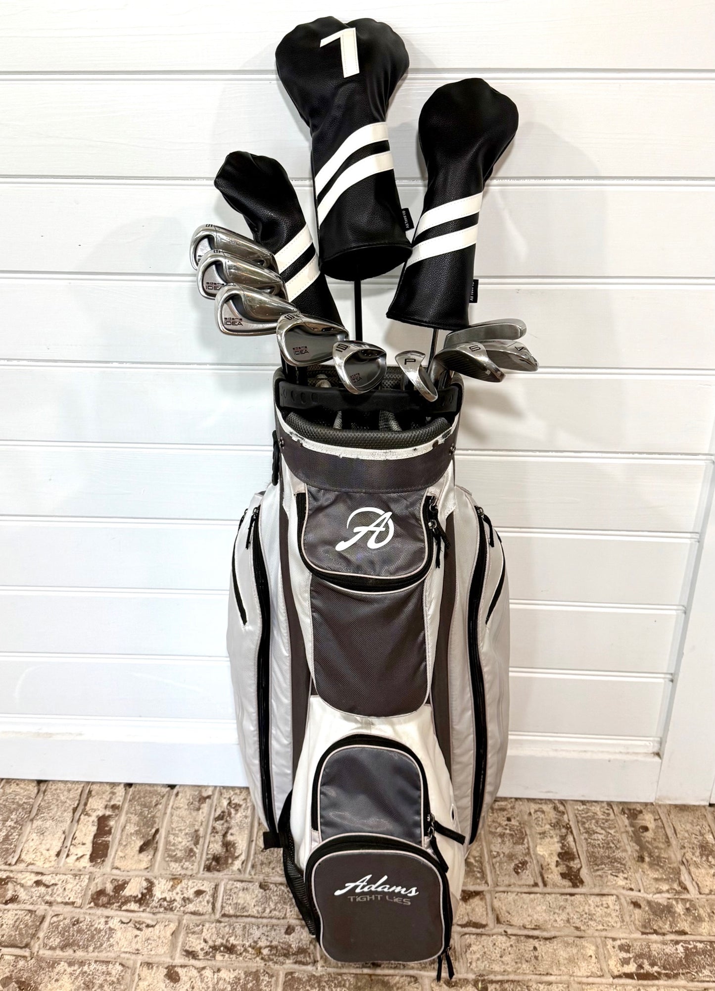 Adams IDEA/Tight Lies/Warrior Set of Golf Clubs W/Bag & Extras