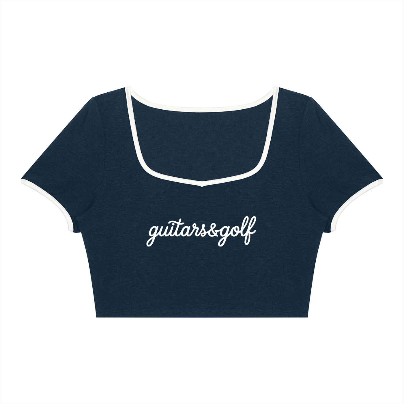 Women's Color Block Crop T-Shirt