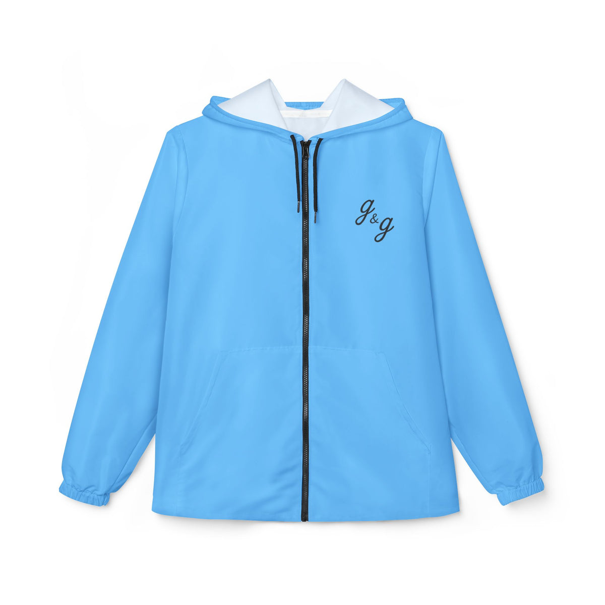 "Color Wheel" g&g Unisex Windbreaker Jacket in My Boy Blue!