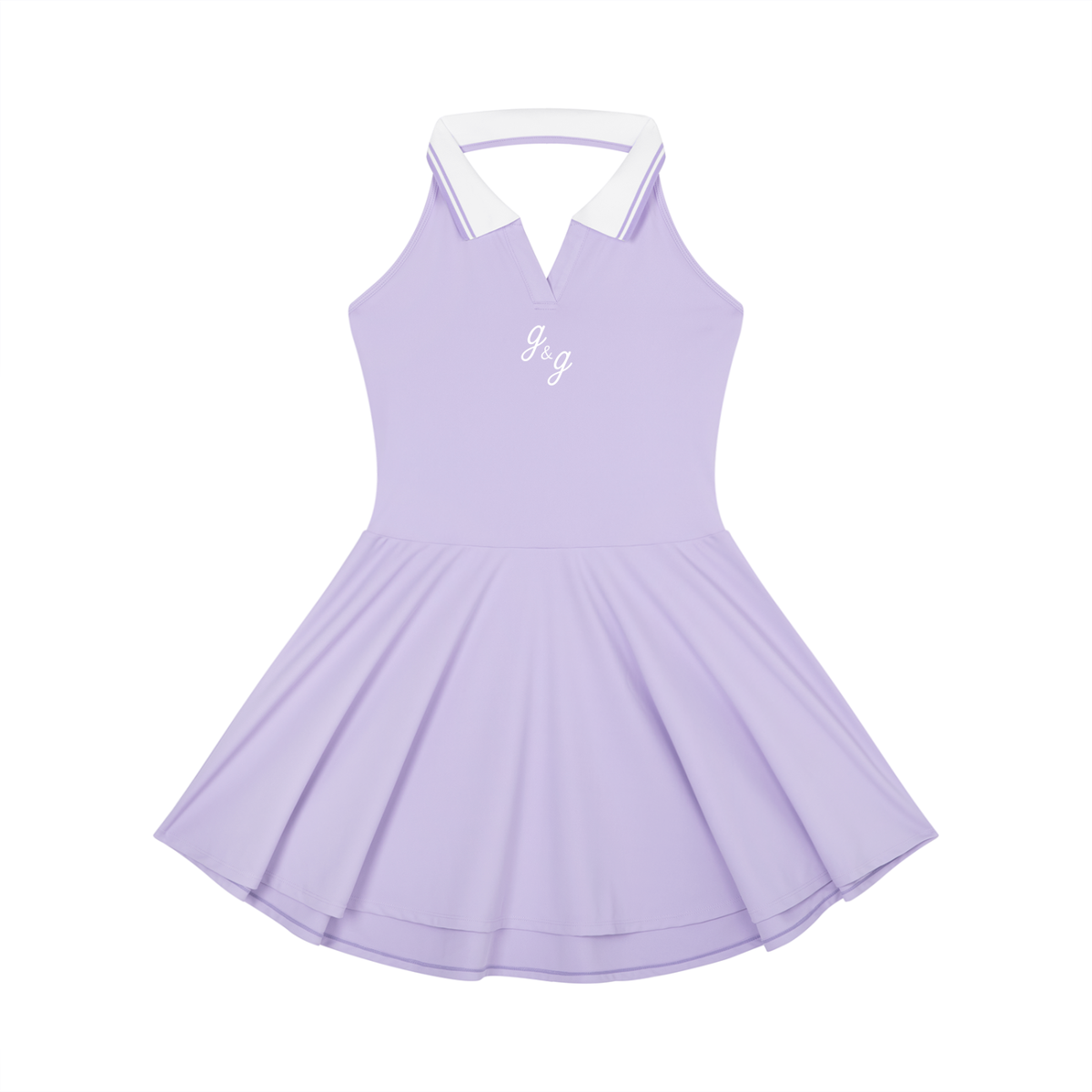 The "Yes" g&g GSport Collared Halter Ball Dress