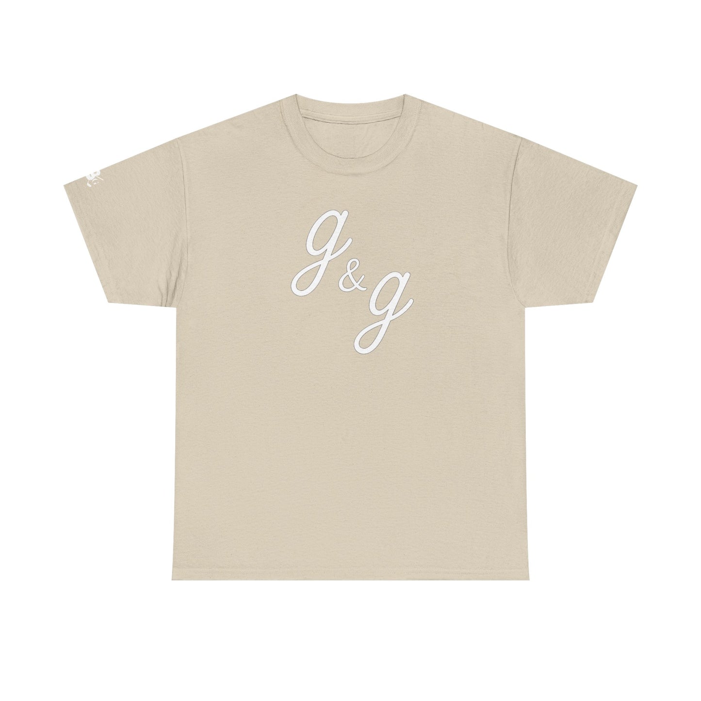 All Cotton g&g White Logo Plus Tee