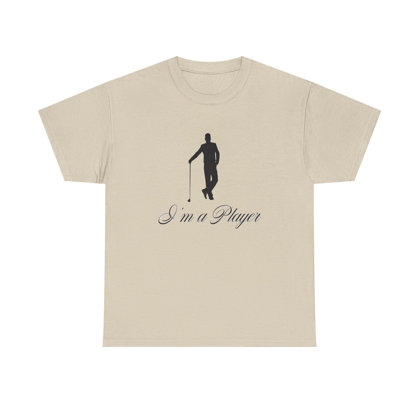 "I'm a Player" Golf Guy Black Logo Tee