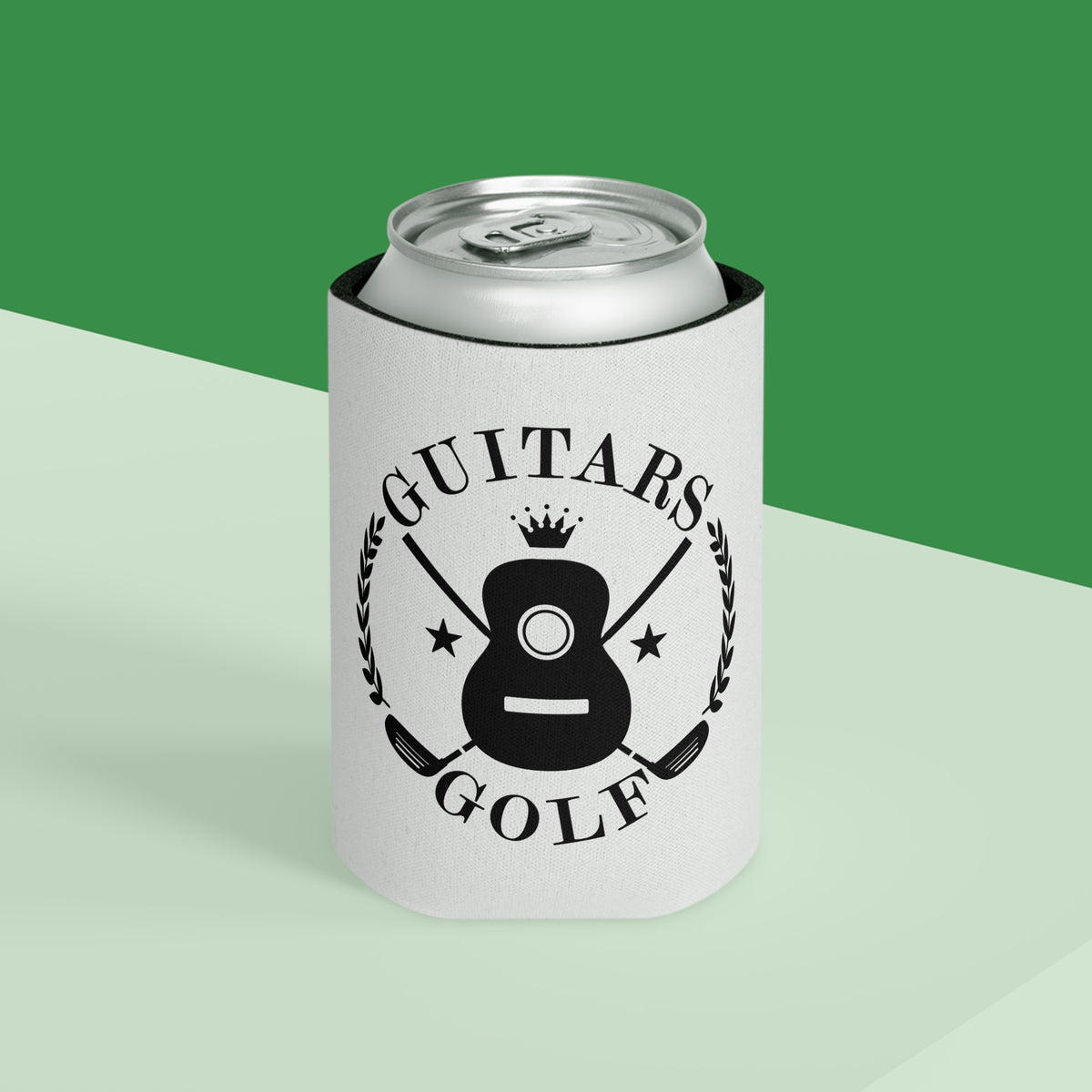 "Guitars and Golf" Logo Can Koozie (Slim & Reg)