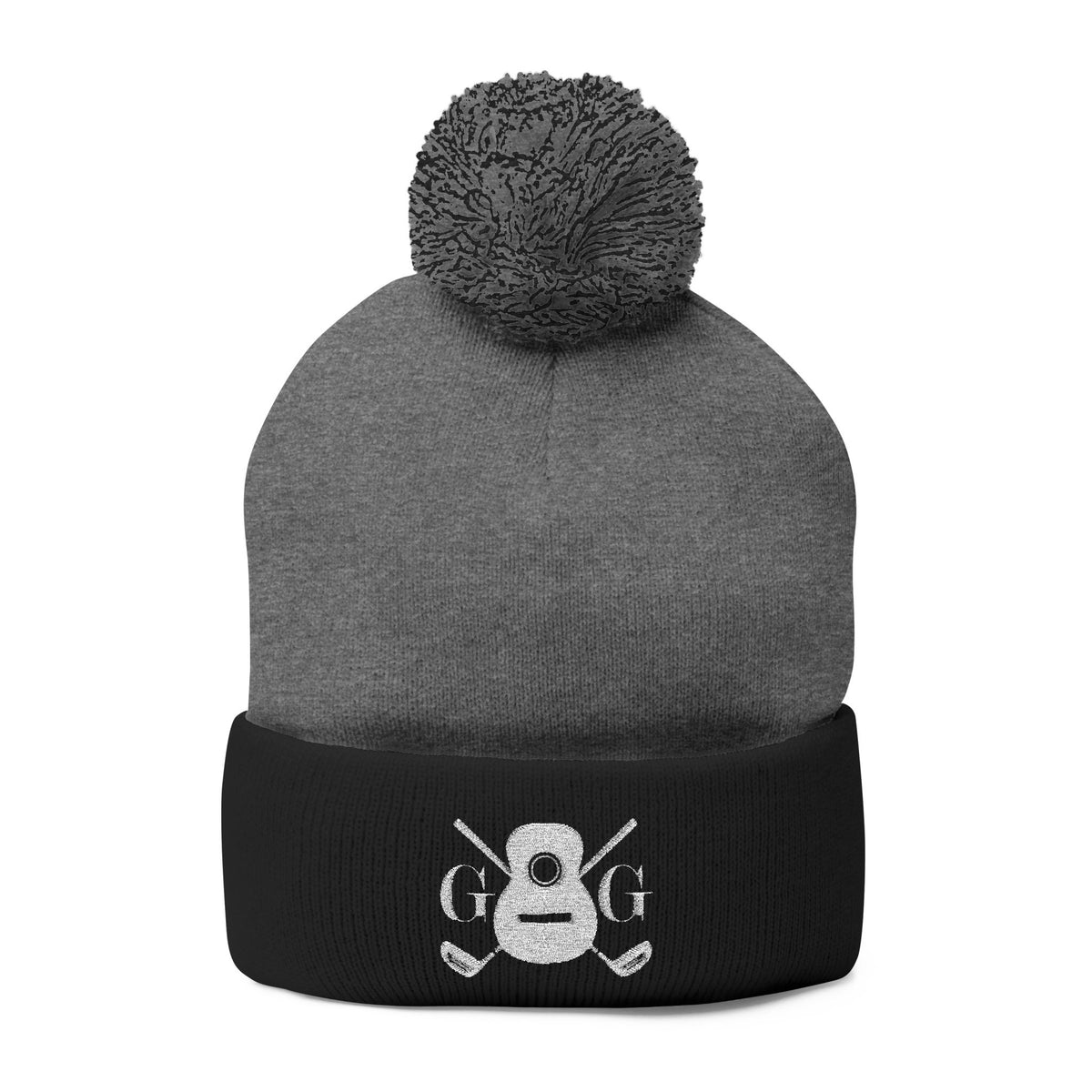 The "Ralphy" G&G Embroidered Pom-Pom Knit Cap