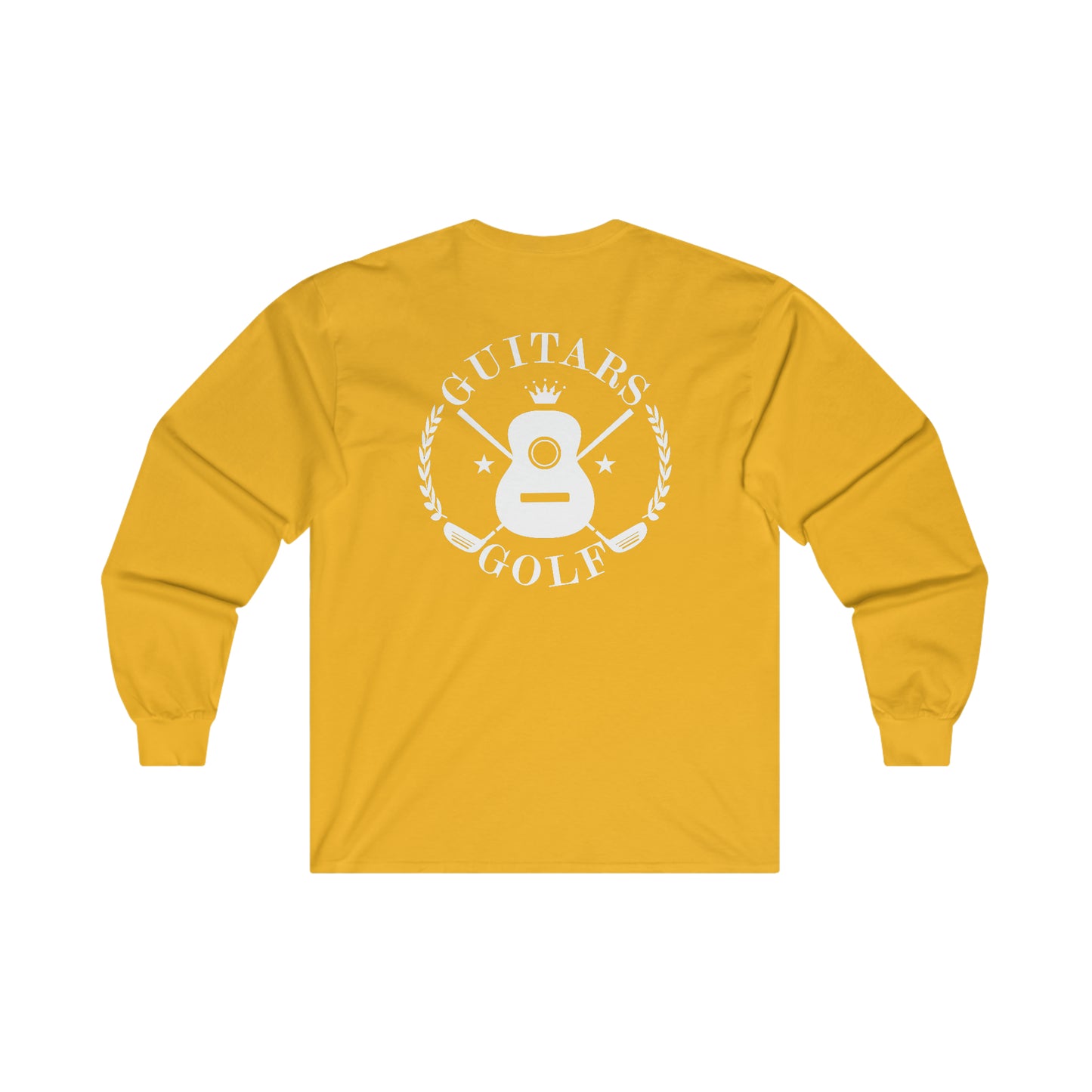 "G&G" White Front/Logo Back on Your Color Choice Ultra Cotton Long Sleeve Tee