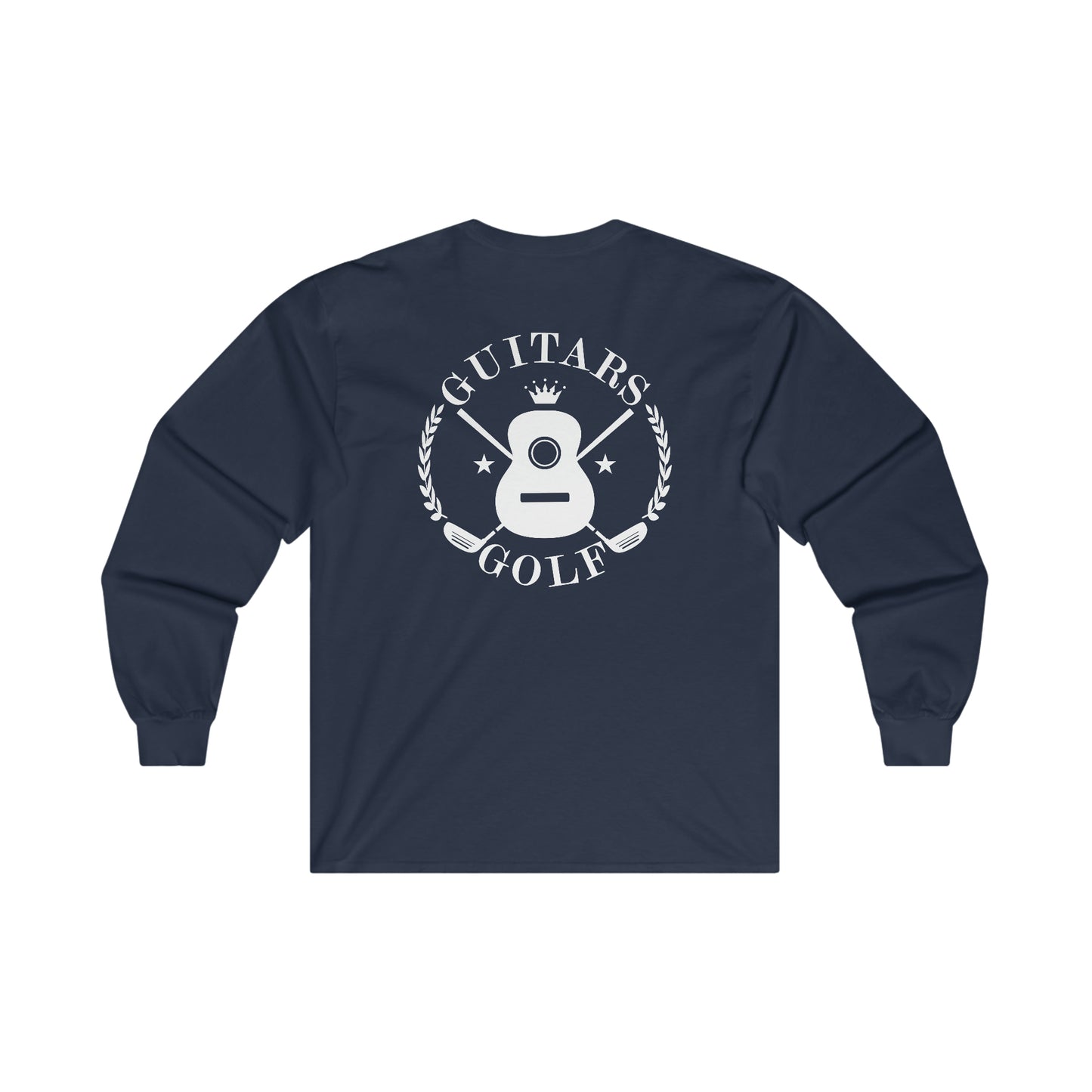 "G&G" White Front/Logo Back on Your Color Choice Ultra Cotton Long Sleeve Tee