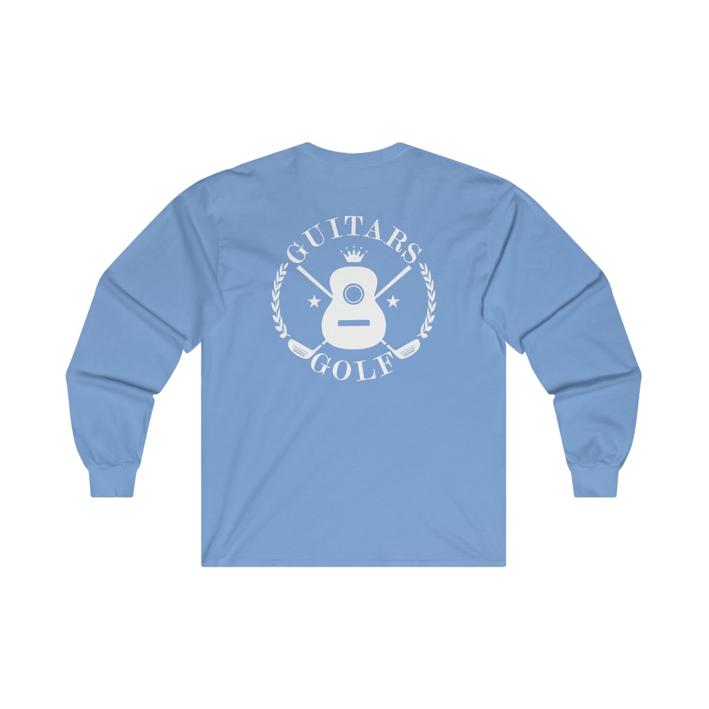 "G&G" White Front/Logo Back on Your Color Choice Ultra Cotton Long Sleeve Tee