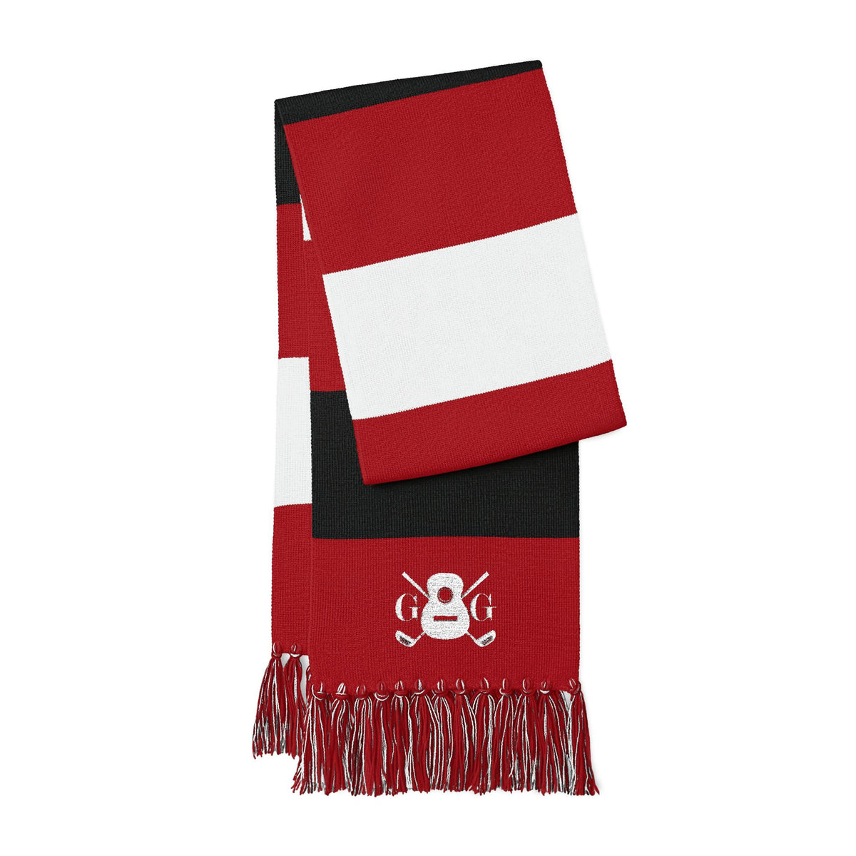 The "Ralphy" G&G Embroidered Knit Scarf