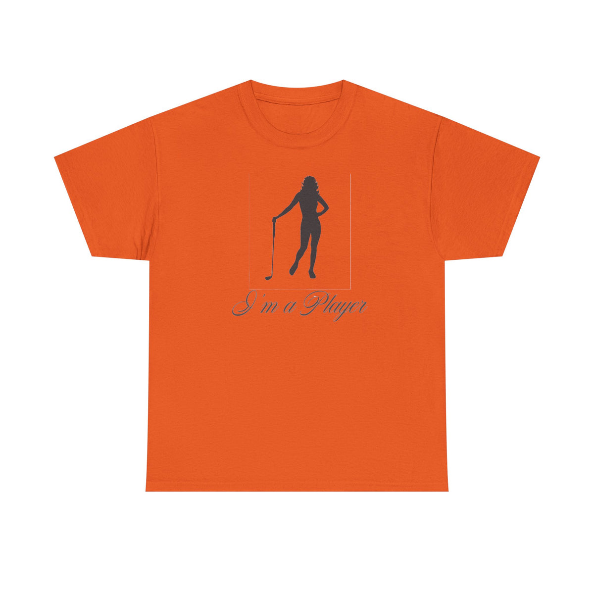 All Cotton "I'm a Player" golf girl Black Logo