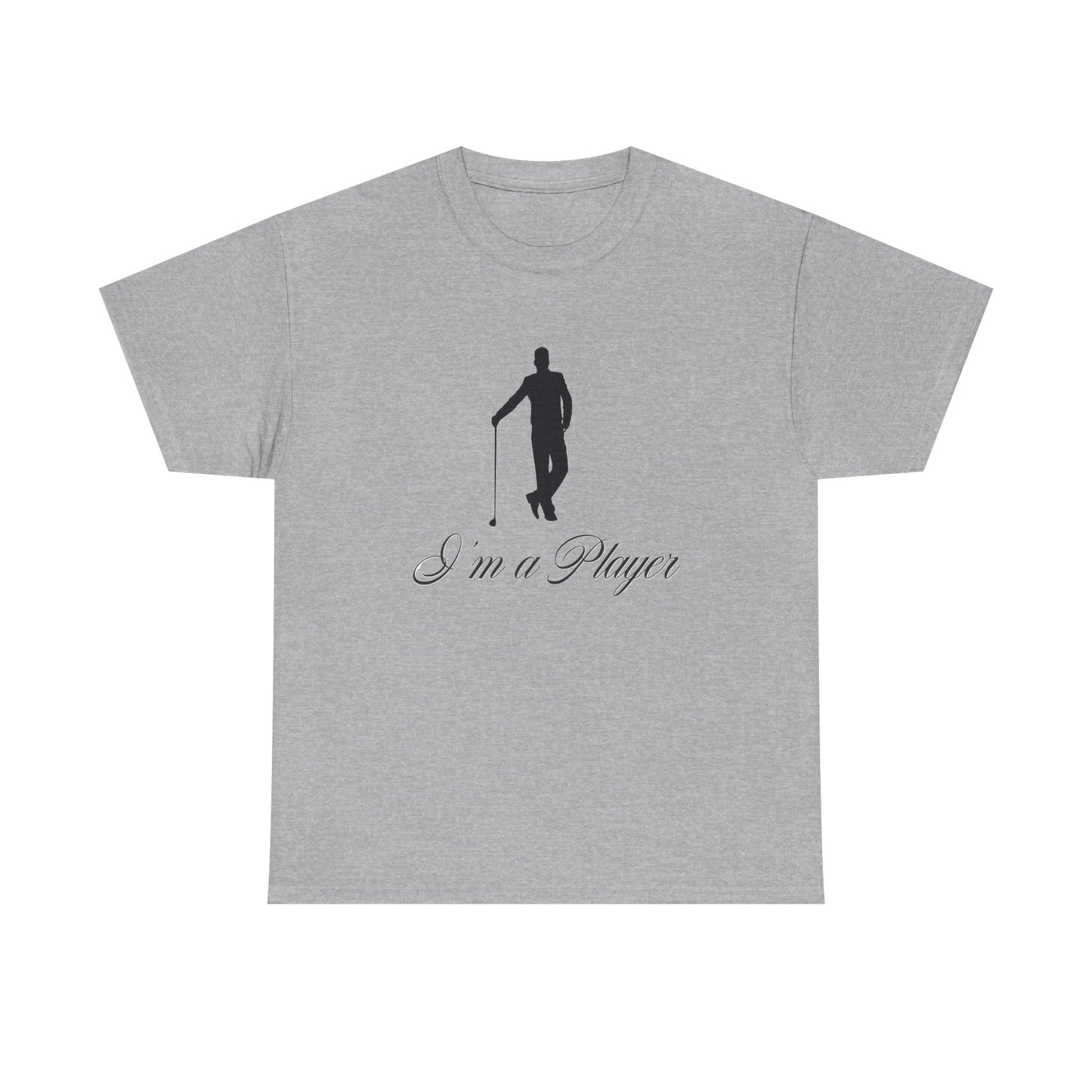 "I'm a Player" Golf Guy Black Logo Tee