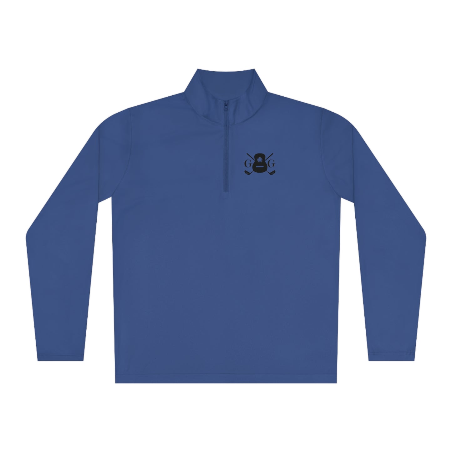 "GG" Black Logo Unisex Quarter-Zip Sport-Tek Pullover