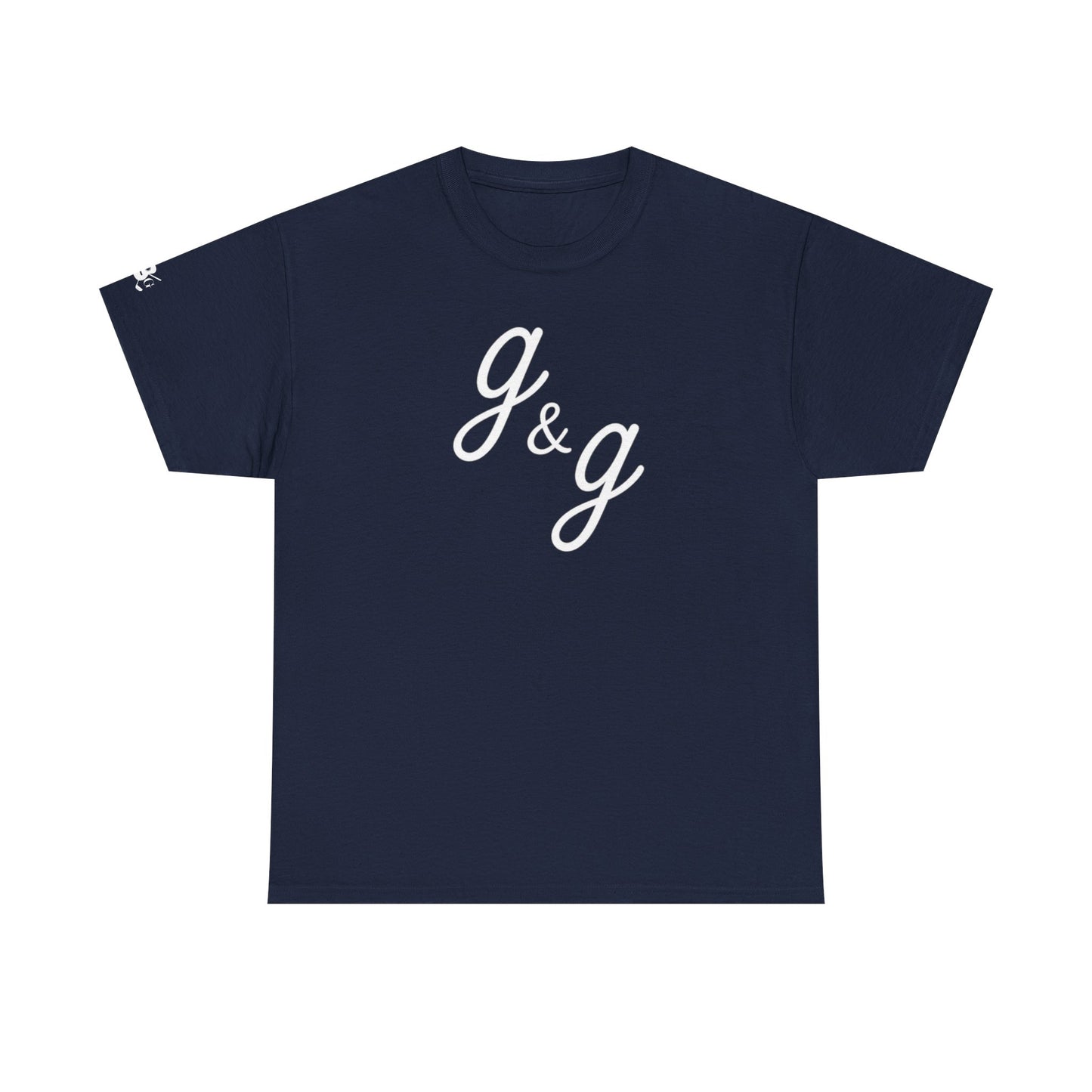 All Cotton g&g White Logo Plus Tee