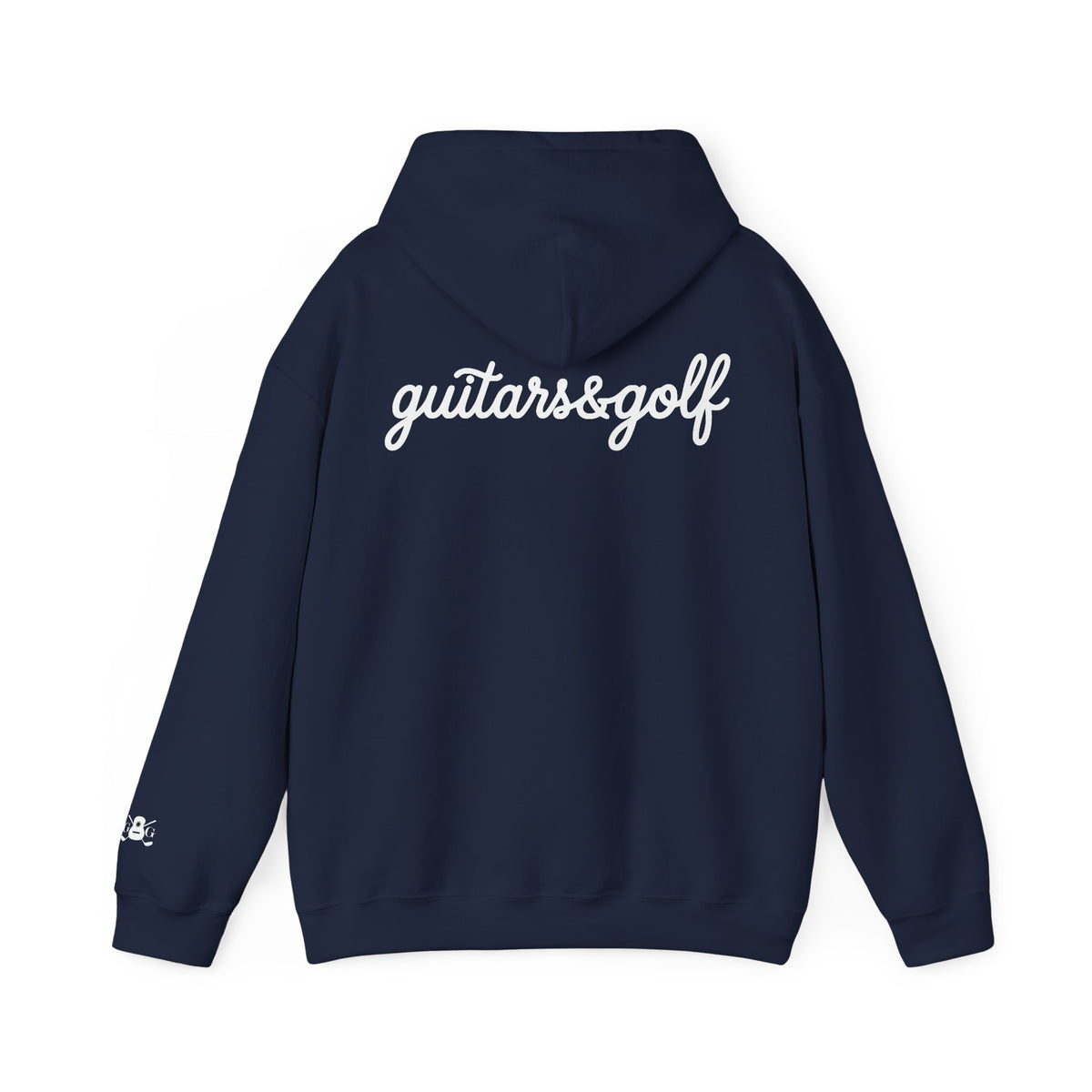 The "Lowercase" g&g Pro White Logo Heavy Blend™ Hooded Sweatshirt