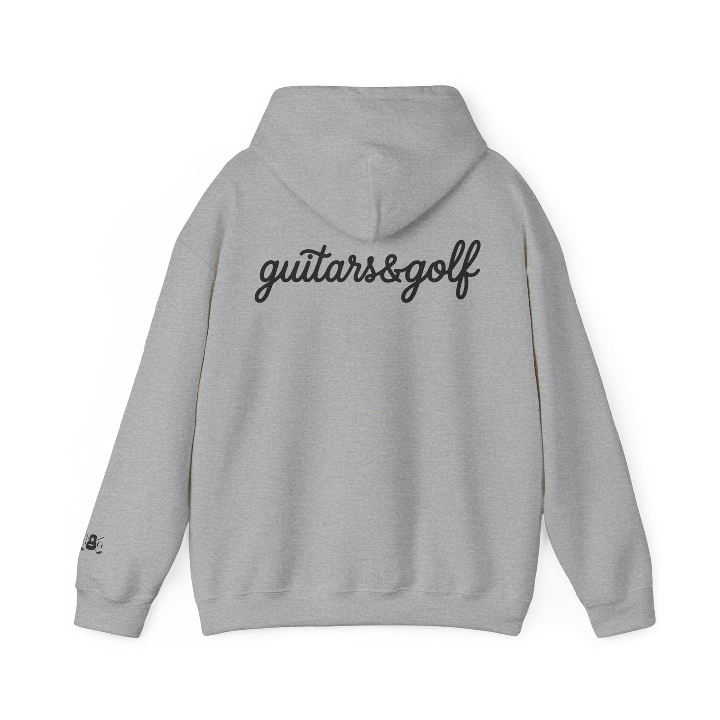 The "Lowercase" g&g Pro Black Logo Heavy Blend™ Hooded Sweatshirt