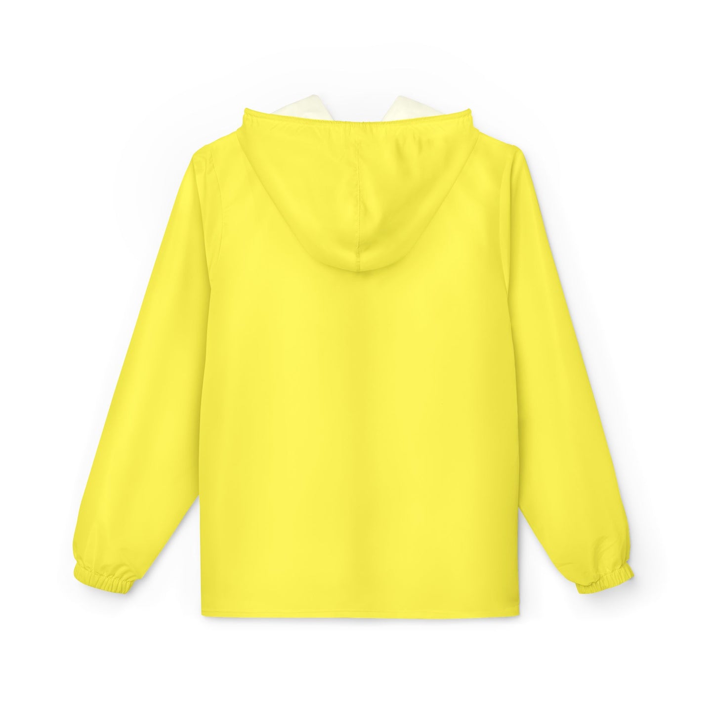 "Color Wheel" g&g Unisex Windbreaker Jacket in Not So Mellow Yellow