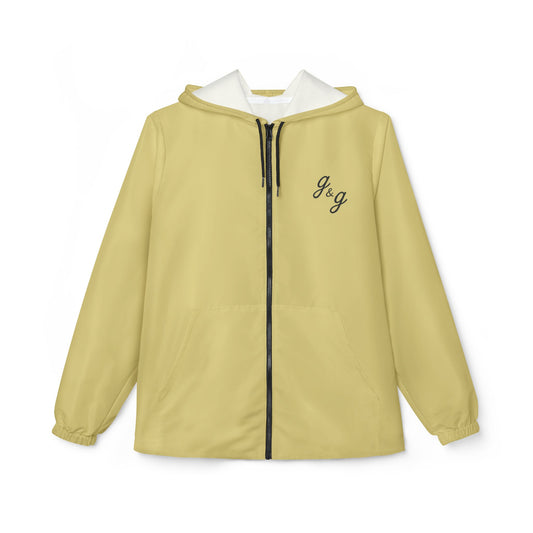 "Color Wheel" g&g Unisex Windbreaker Jacket in Khakidoodledoo