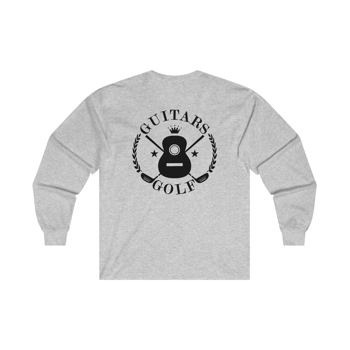 "G&G" Black Front/Logo Back on Your Color Choice Ultra Cotton Long Sleeve Tee