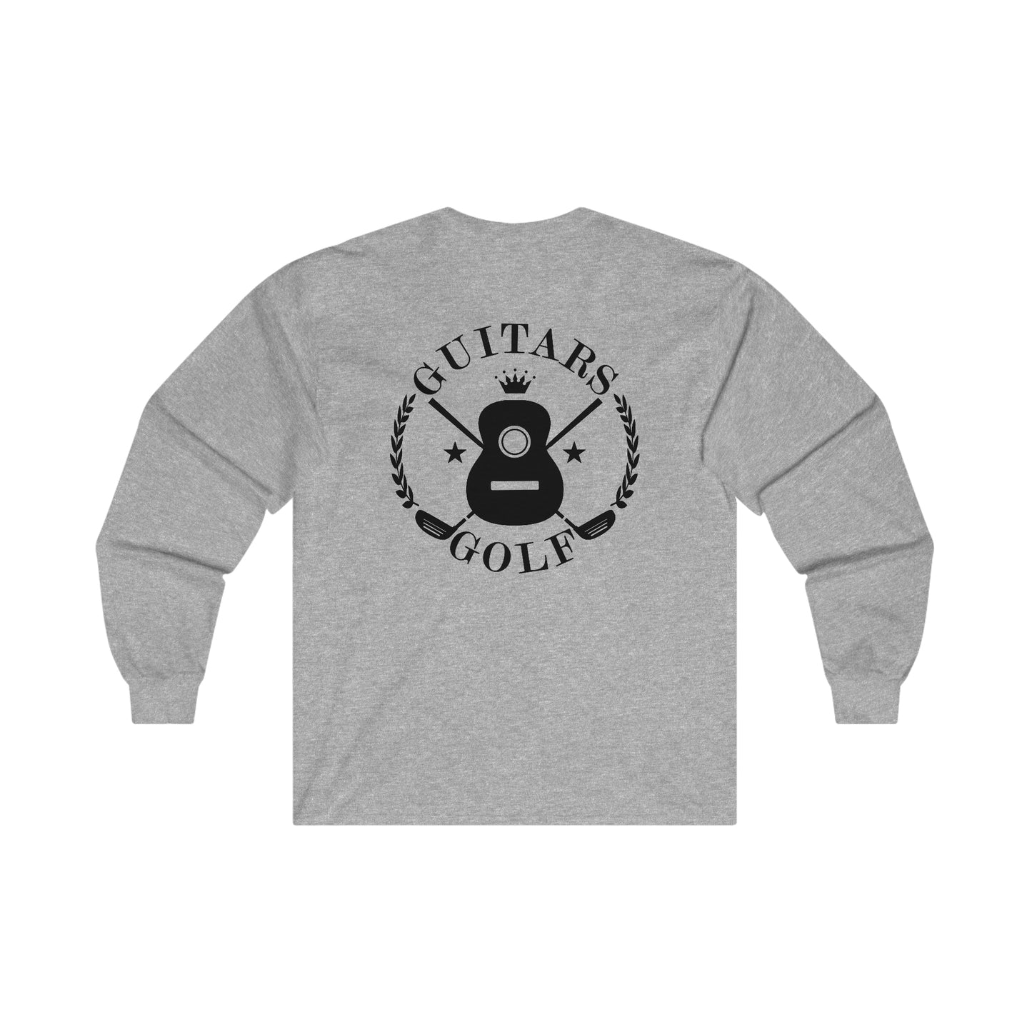 "G&G" Black Front/Logo Back on Your Color Choice Ultra Cotton Long Sleeve Tee