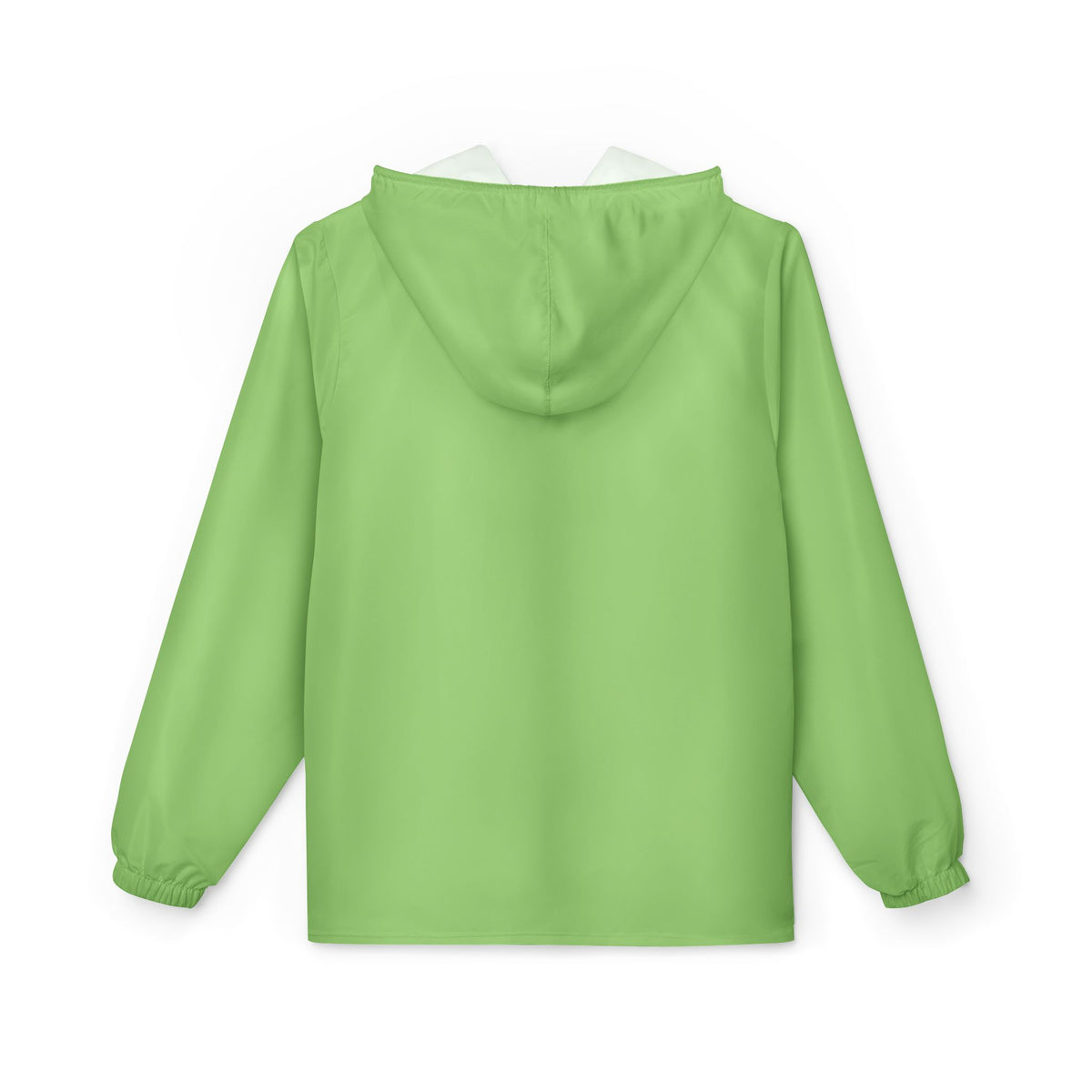 "Color Wheel" g&g Unisex Windbreaker Jacket in Granny Green