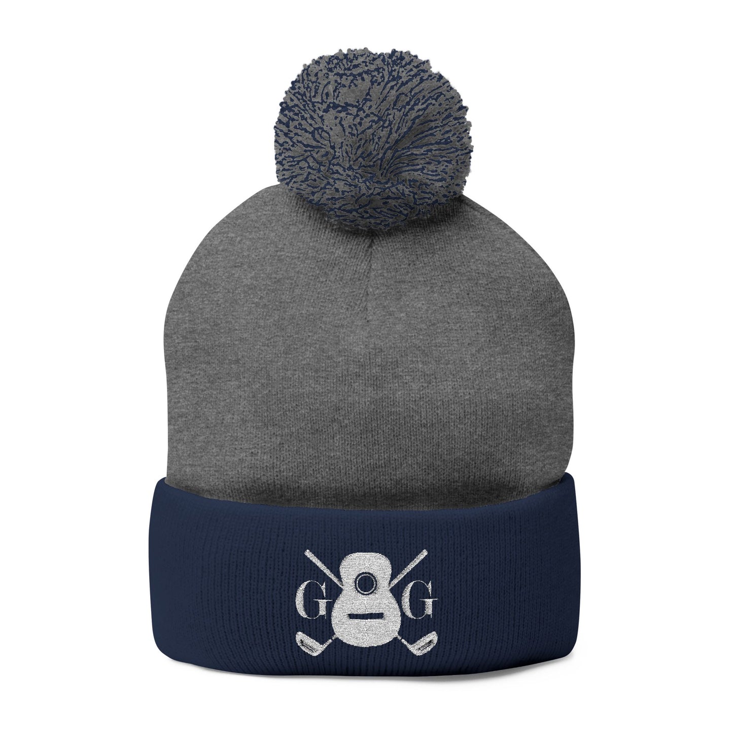 The "Ralphy" G&G Embroidered Pom-Pom Knit Cap