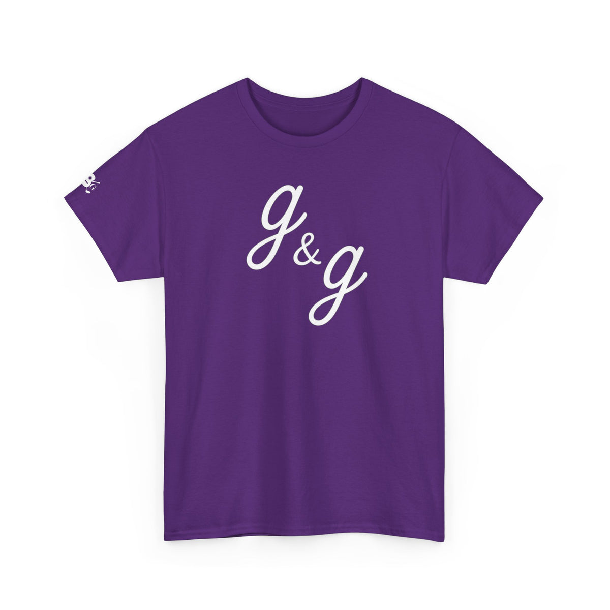 All Cotton g&g White Logo Plus Tee
