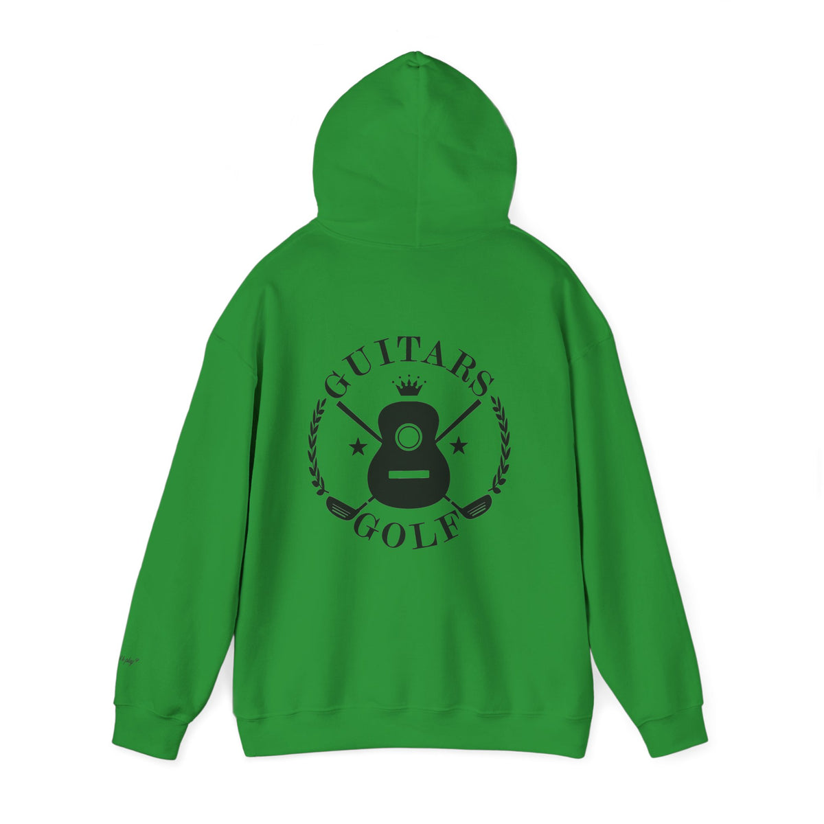 "guitars&golf" White Logo Heavy Blend™ Hooded Sweatshirt