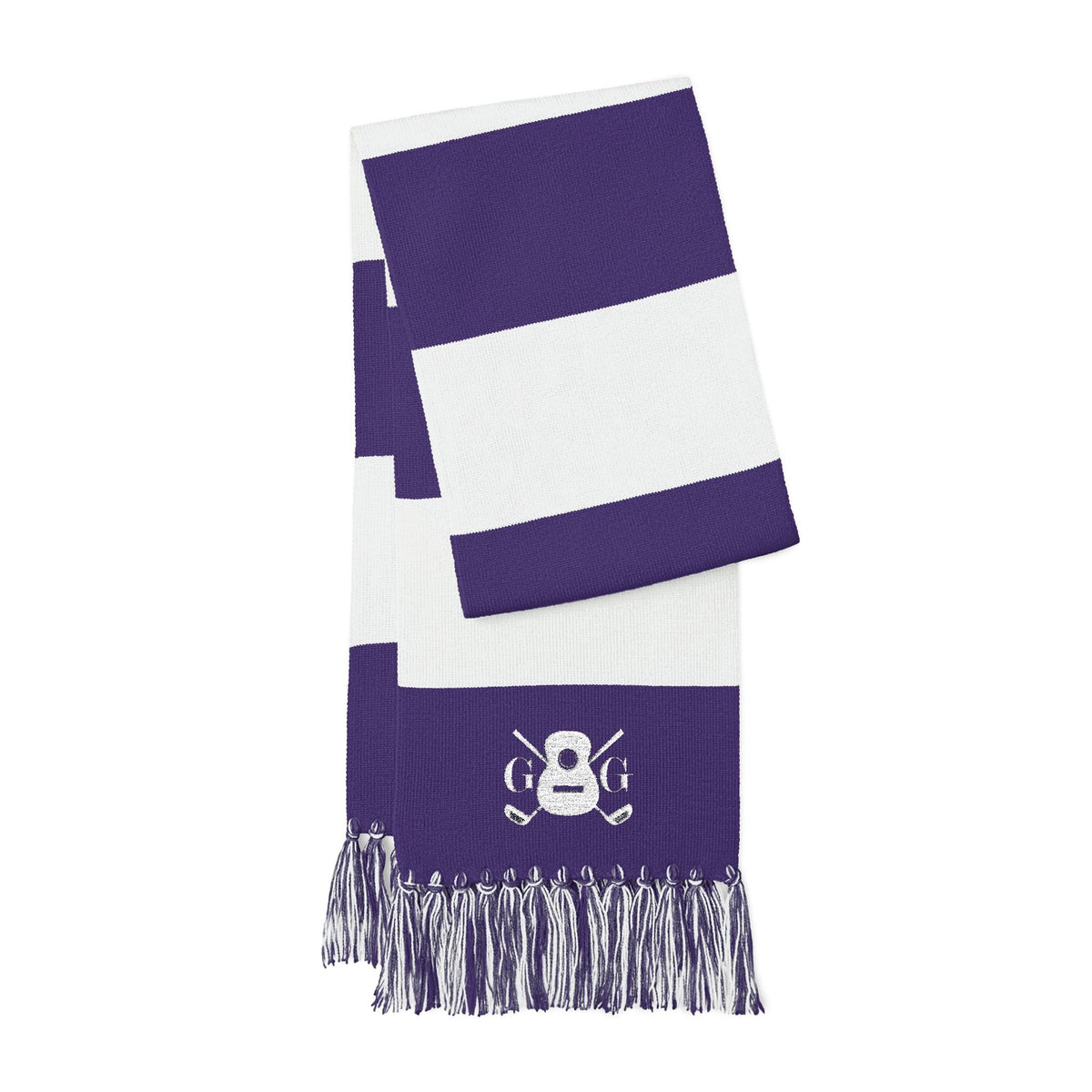 The "Ralphy" G&G Embroidered Knit Scarf