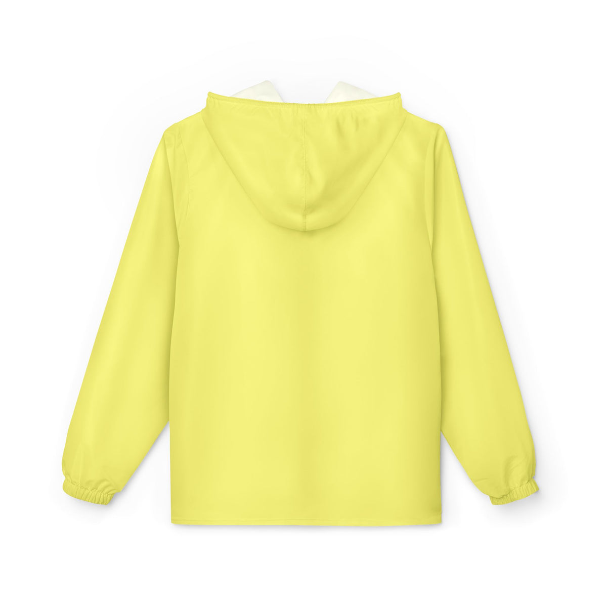 "Color Wheel" g&g Unisex Windbreaker Jacket in Mellow Yellow