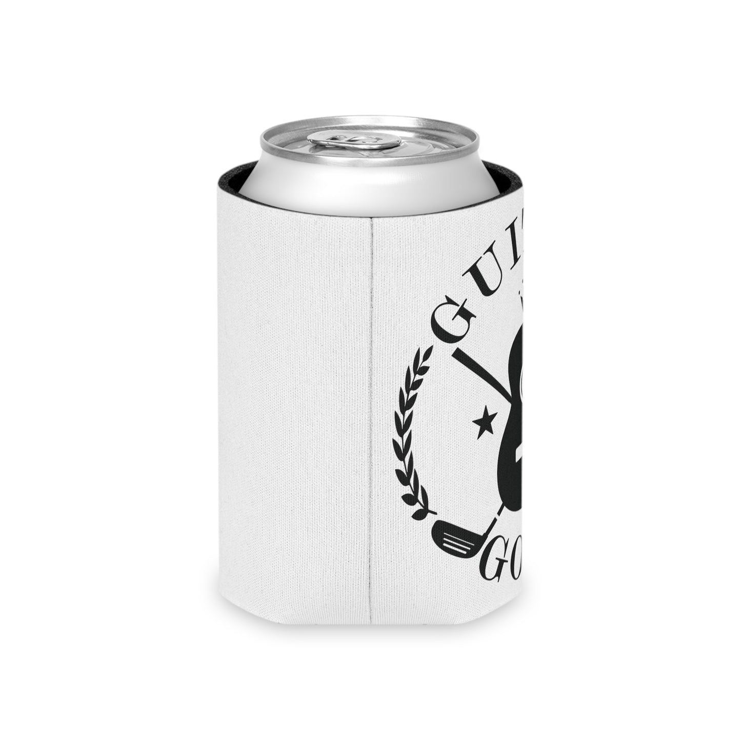 "Guitars and Golf" Logo Can Cooler