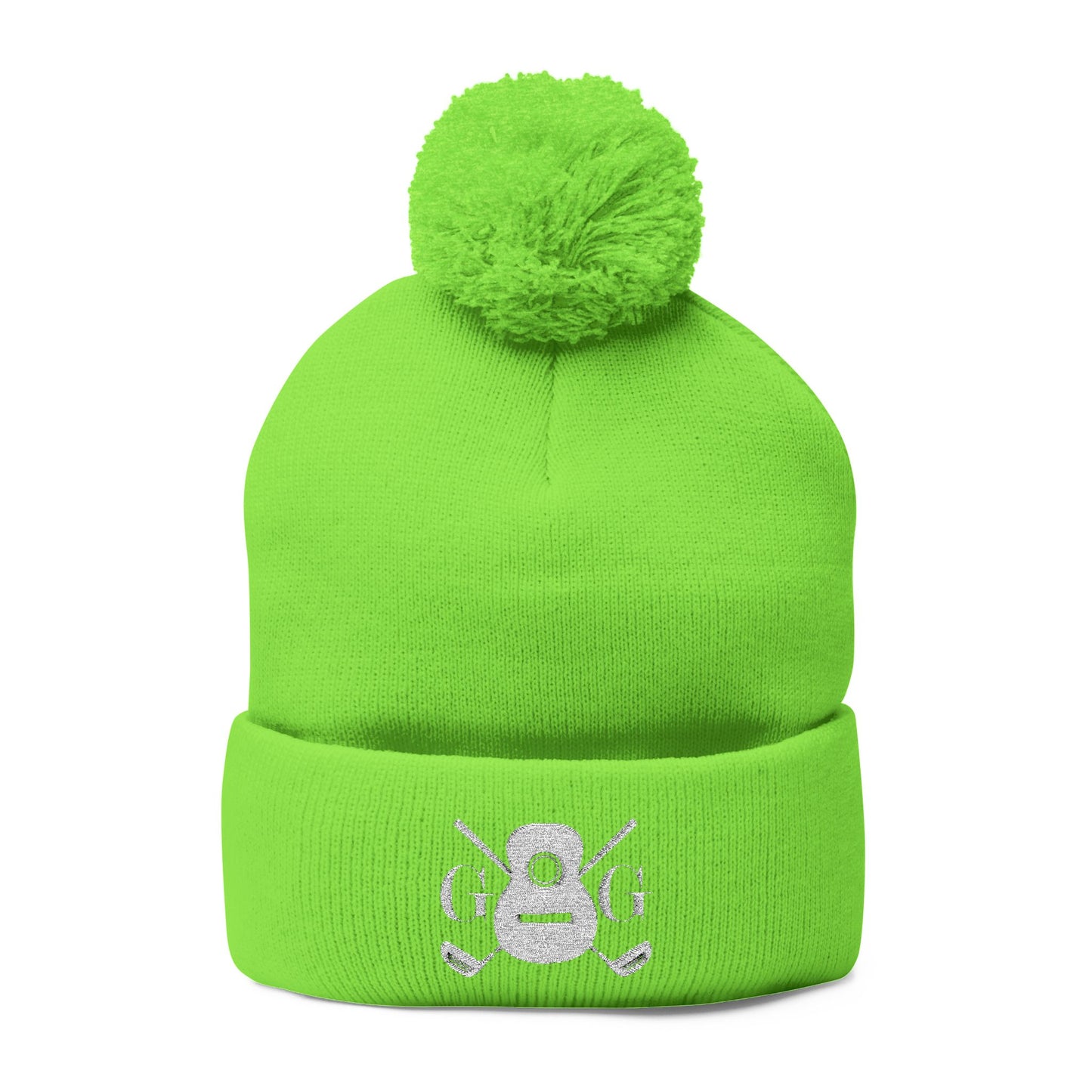 The "Ralphy" G&G Embroidered Pom-Pom Knit Cap