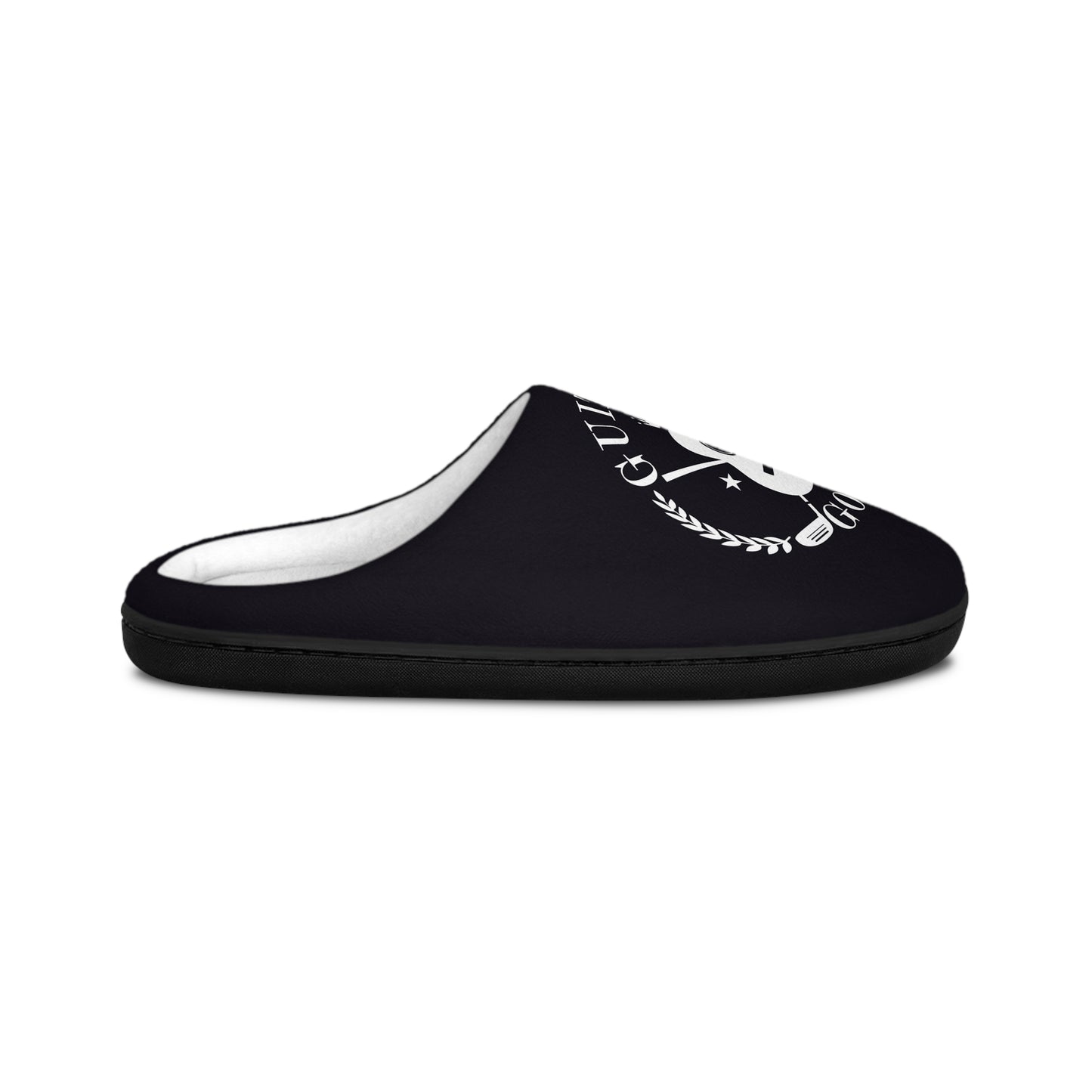 Slip-n-Slide House Slippers Black