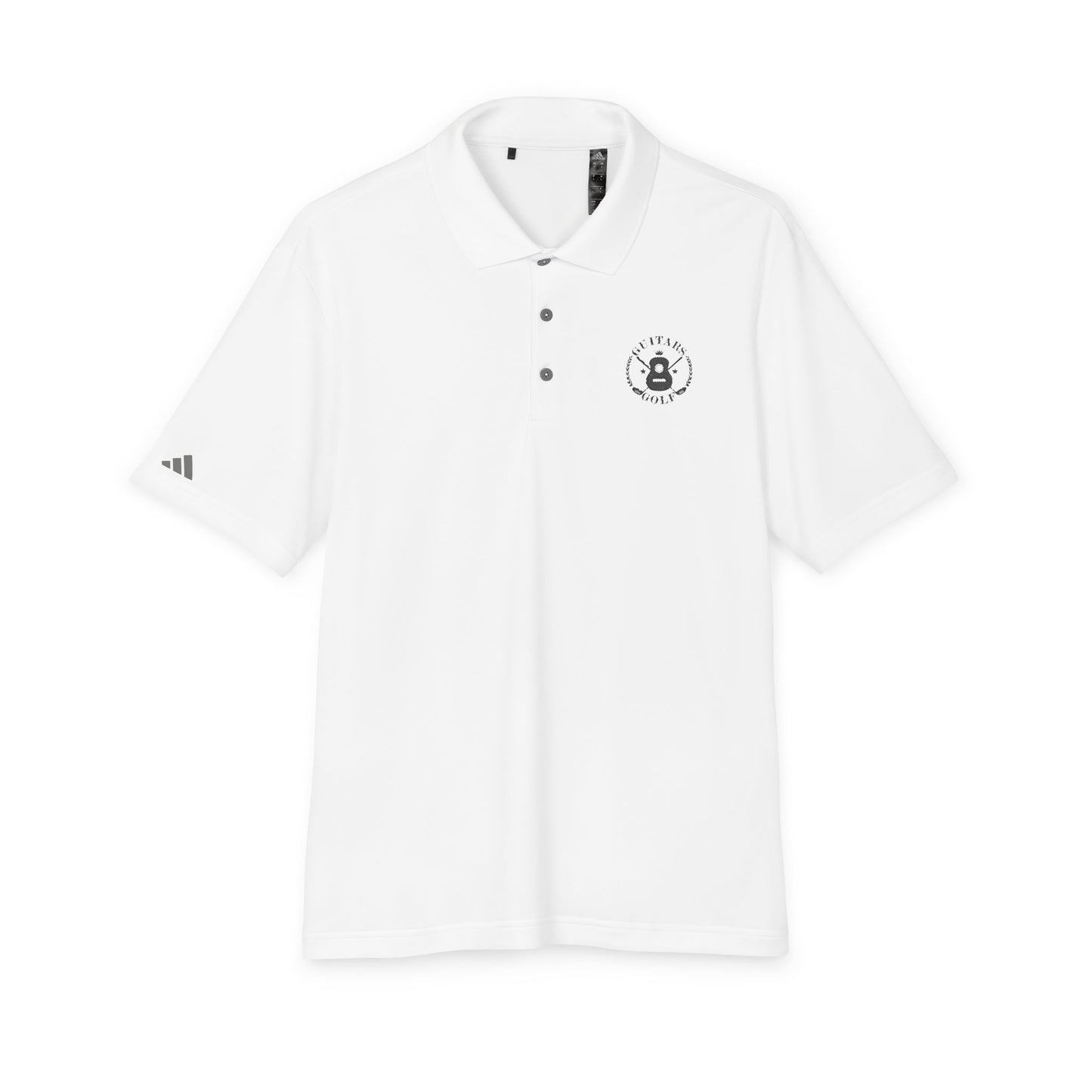 Adidas® & Guitars & Golf Logo Unisex Performance Polo Shirt