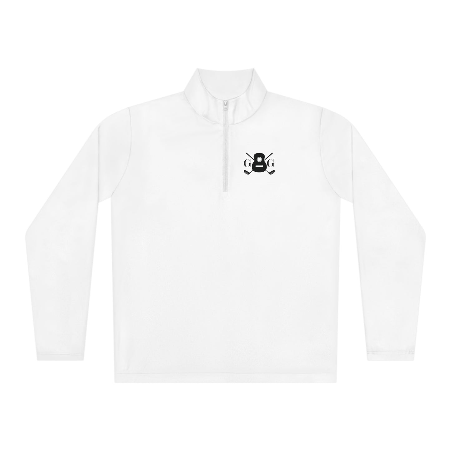 "GG" Black Logo Unisex Quarter-Zip Sport-Tek Pullover