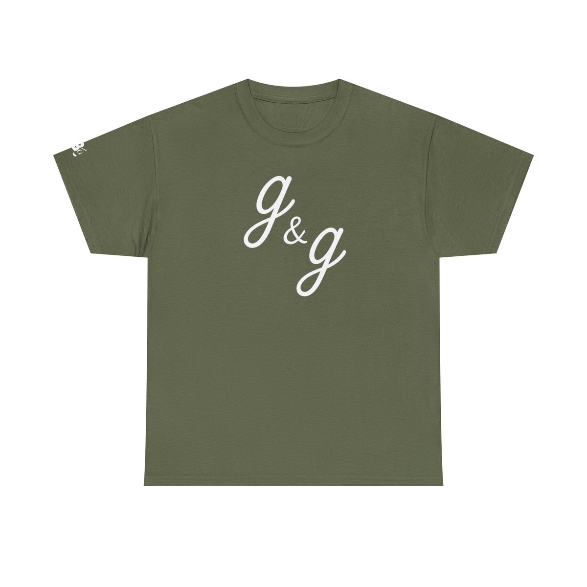 All Cotton g&g White Logo Plus Tee
