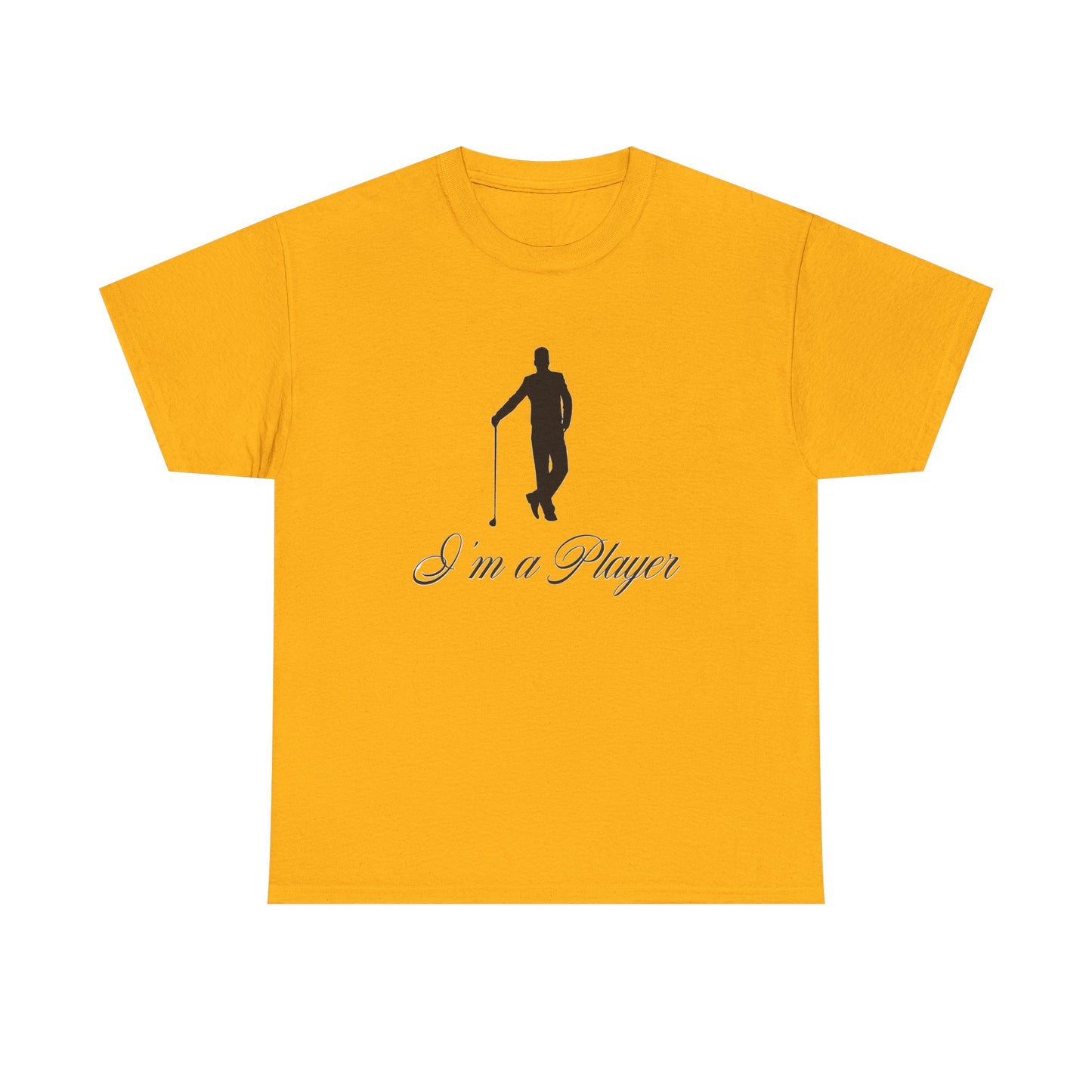 "I'm a Player" Golf Guy Black Logo Tee