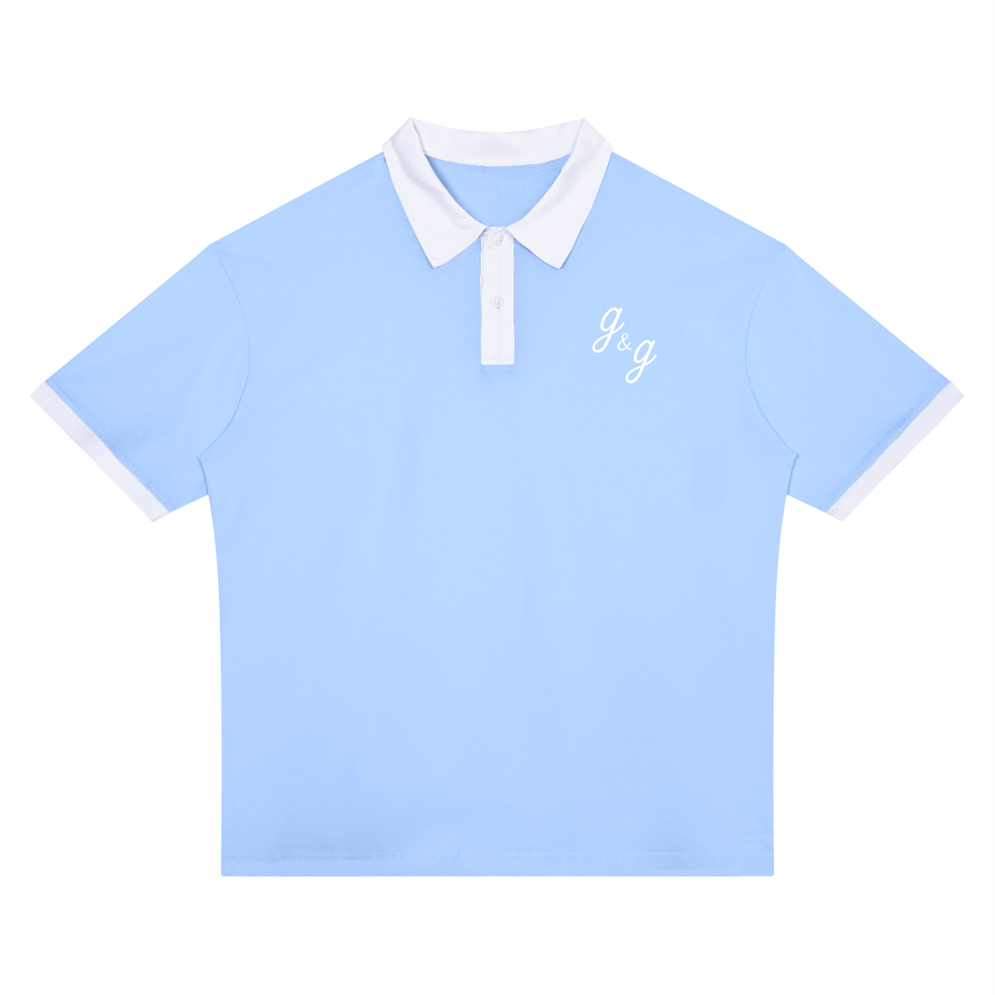 Unisex Color Block Polo Shirt