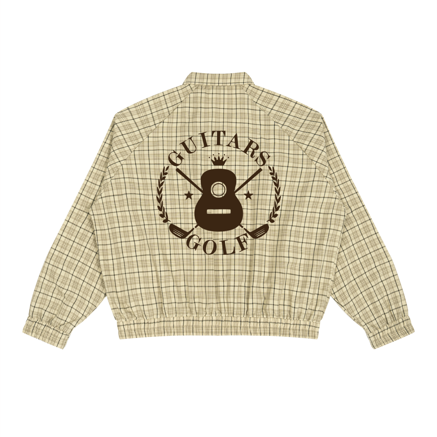 Unisex Plaid Full-Zip Track Jacket