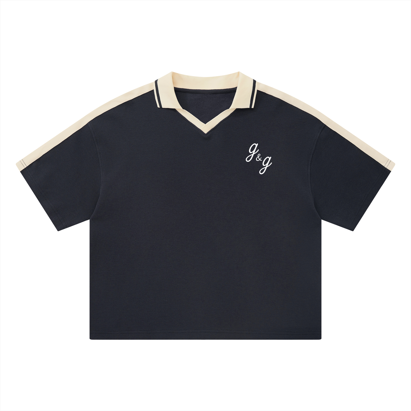 Unisex Color Block Polo Shirt