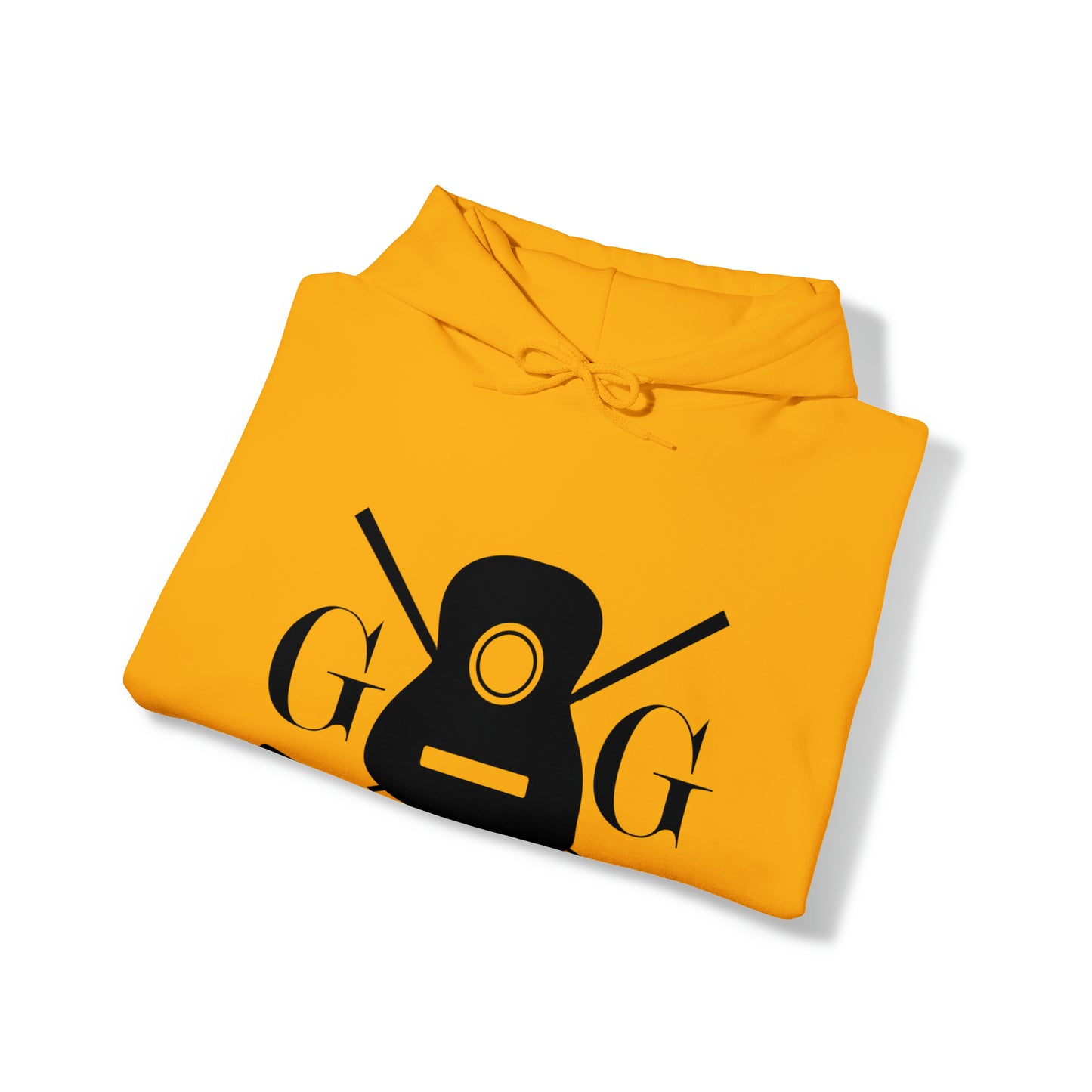 "GG" Logo Black on Your Color Choice Unisex Heavy Blend™ Hooded Sweatshirt