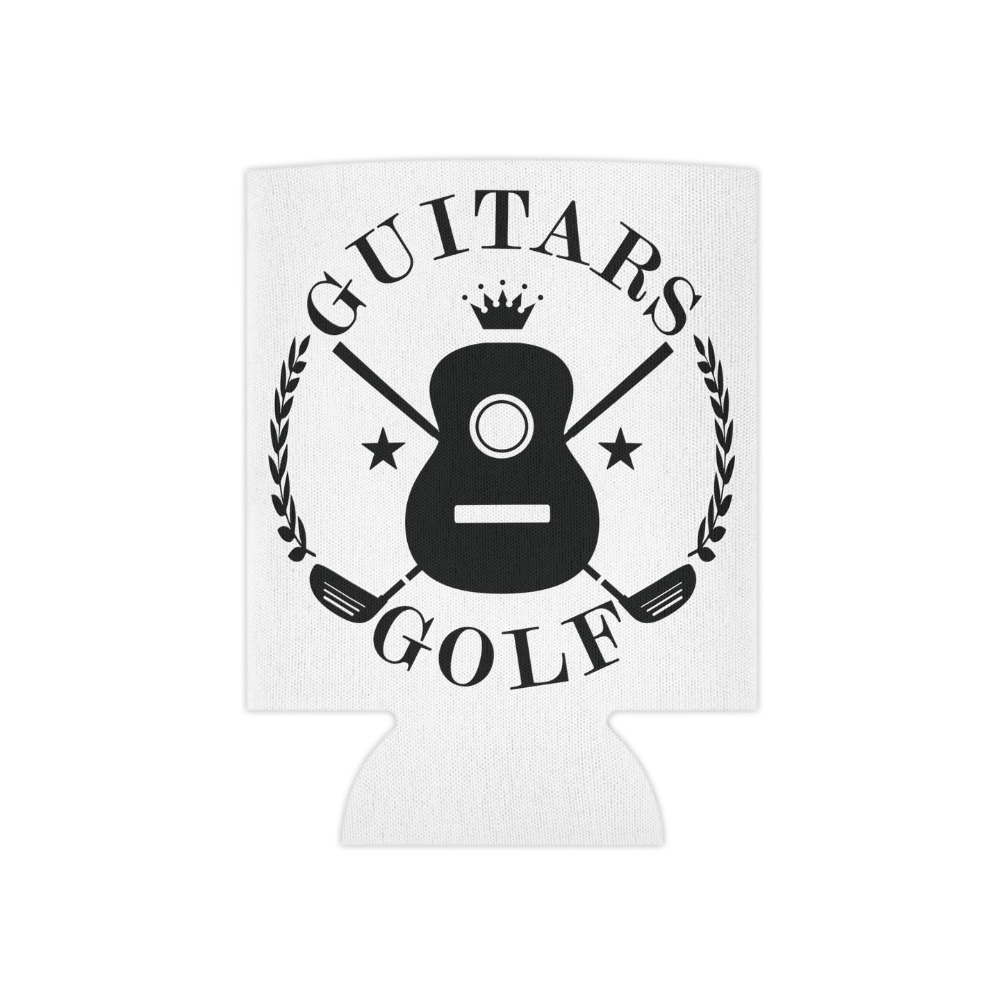 "Guitars and Golf" Logo Can Cooler