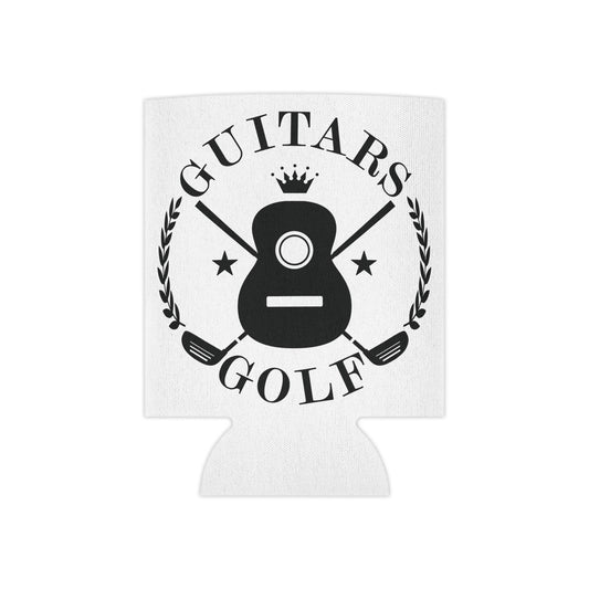 "Guitars and Golf" Logo Can Cooler