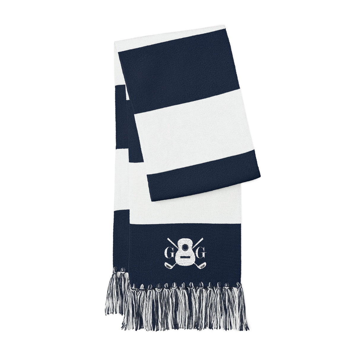 The "Ralphy" G&G Embroidered Knit Scarf