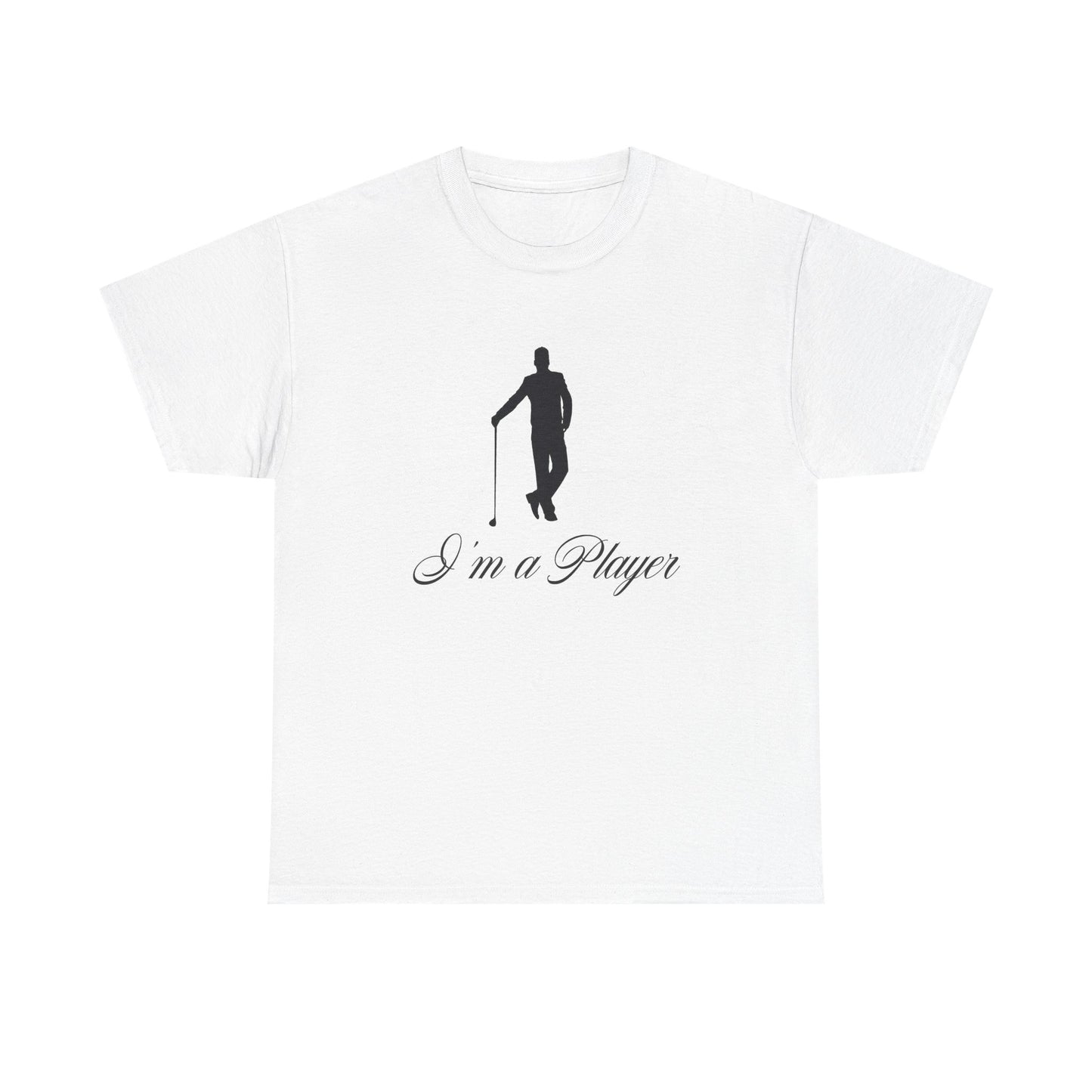 "I'm a Player" Golf Guy Black Logo Tee