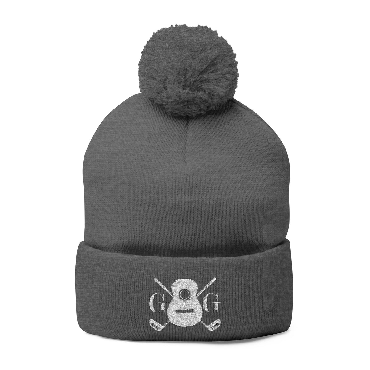 The "Ralphy" G&G Embroidered Pom-Pom Knit Cap