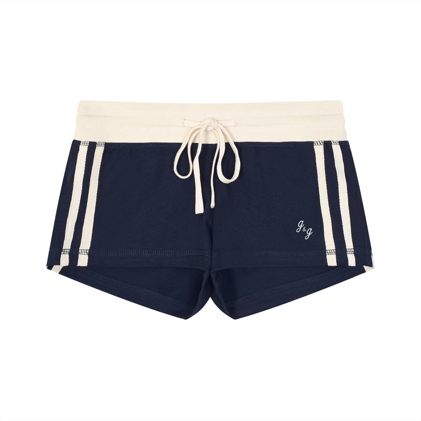 Women's Contrast Stripe Track Shorts