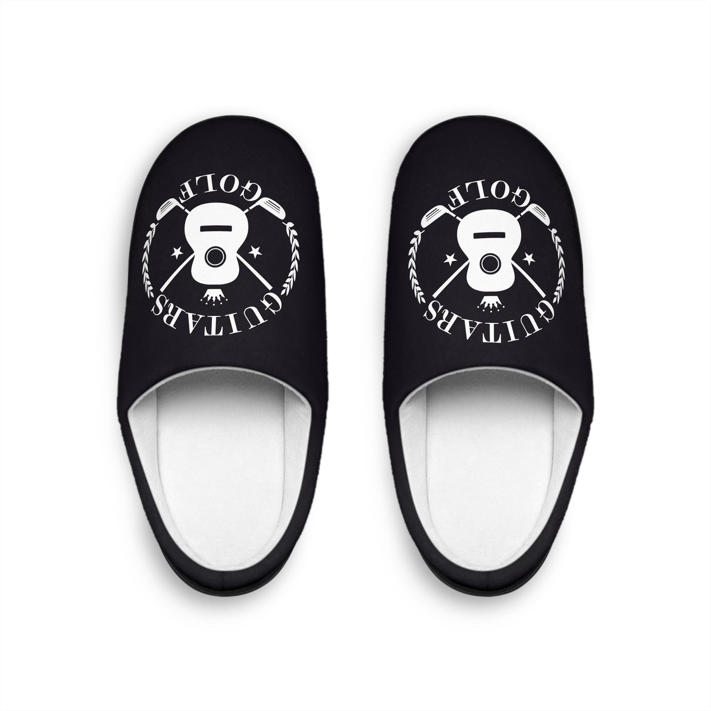 Slip-n-Slide House Slippers Black