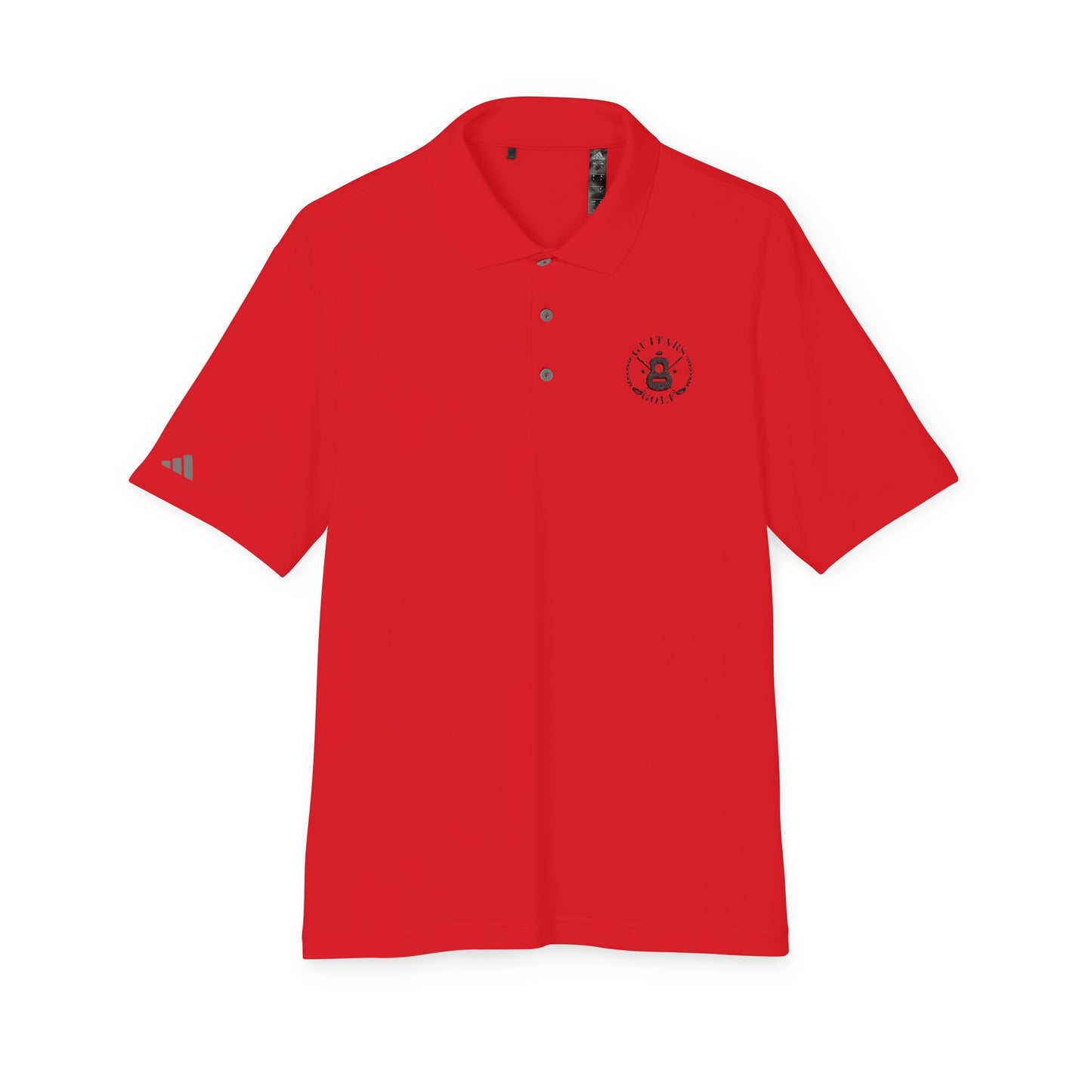 Adidas® & Guitars & Golf Logo Unisex Performance Polo Shirt